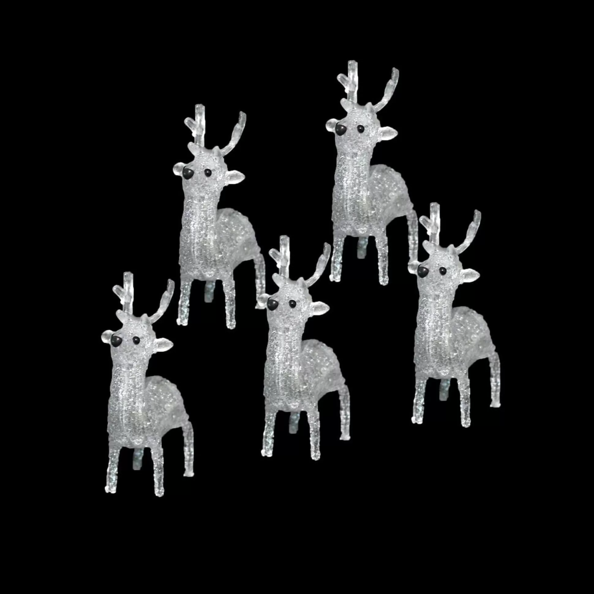 3D & 2D Displays>Christmas World 3D Acrylic Baby Reindeer Set (5Pc)