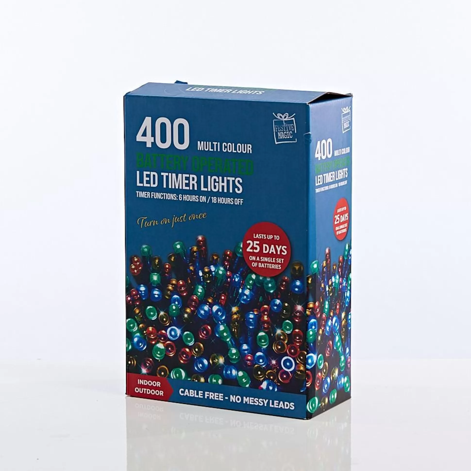 Battery Operated Lights>Christmas World 400 Led Battery Fairy Lights