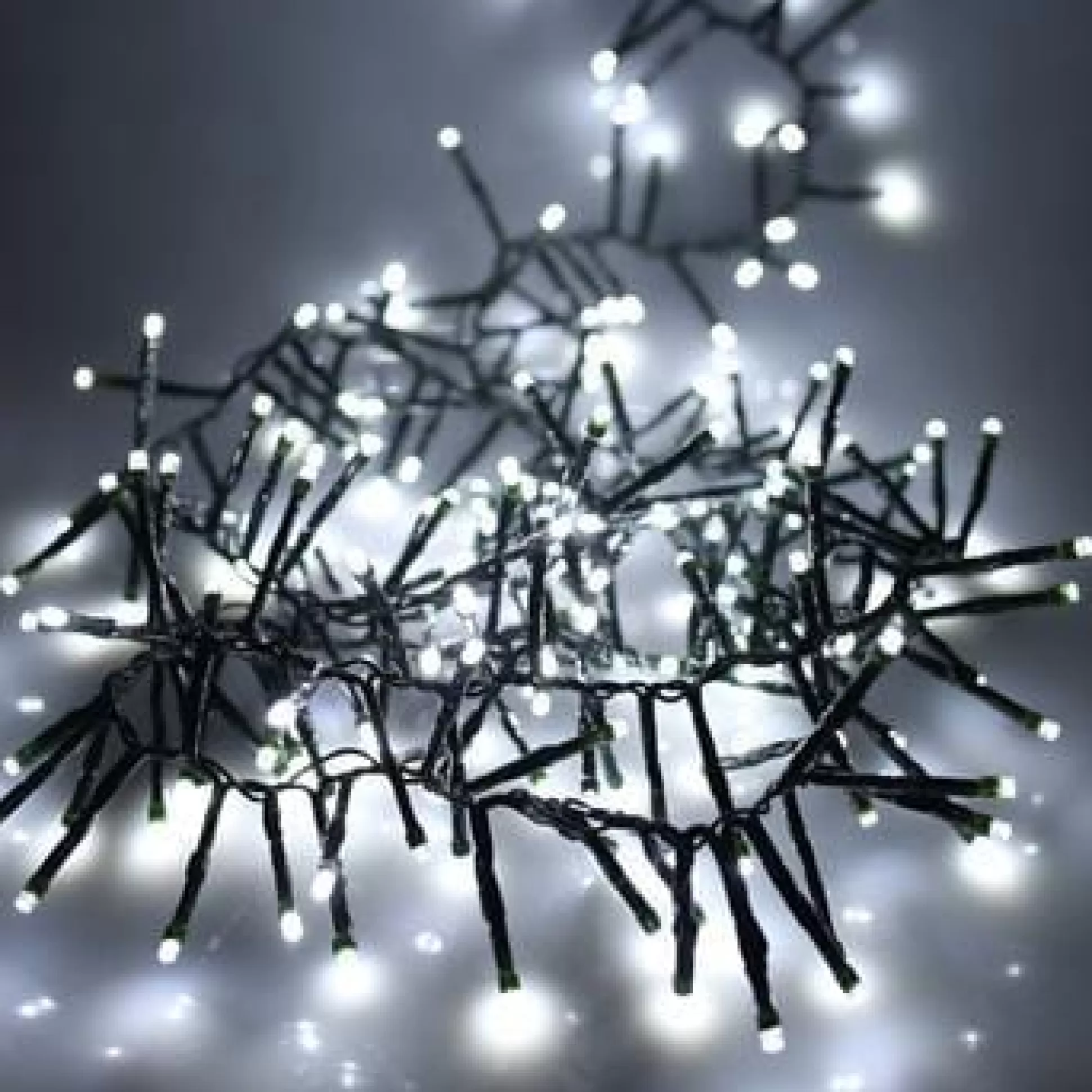 Cluster Lights>Christmas World 720 Led Cluster Lights White (10.4M)