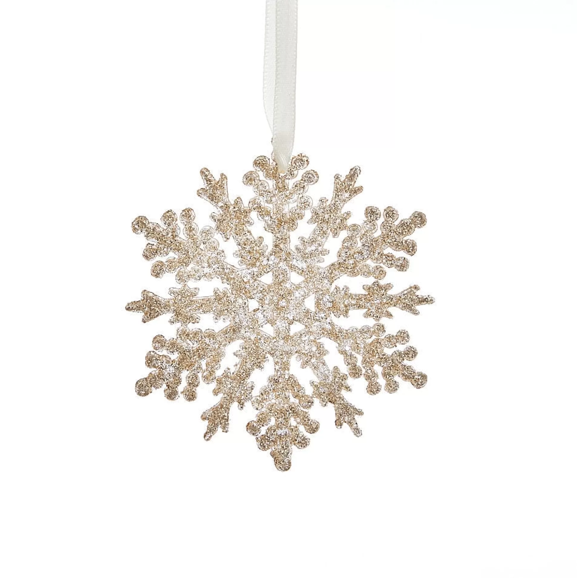 Touch Of Elegance>Christmas World Champagne Snowflake Tree Decoration