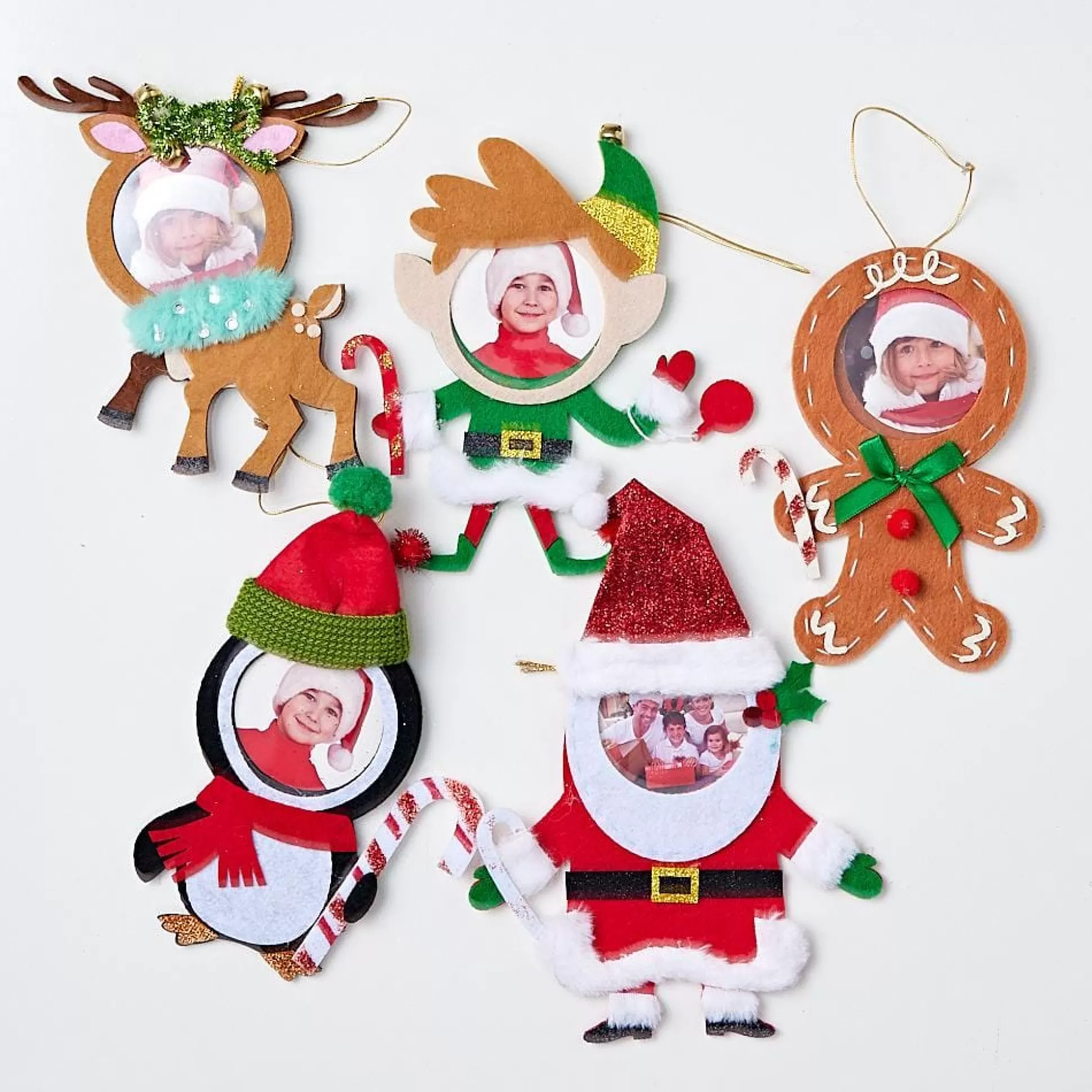 Other Decorations>Christmas World Christmas Felt Photo Frame Deco - Santa