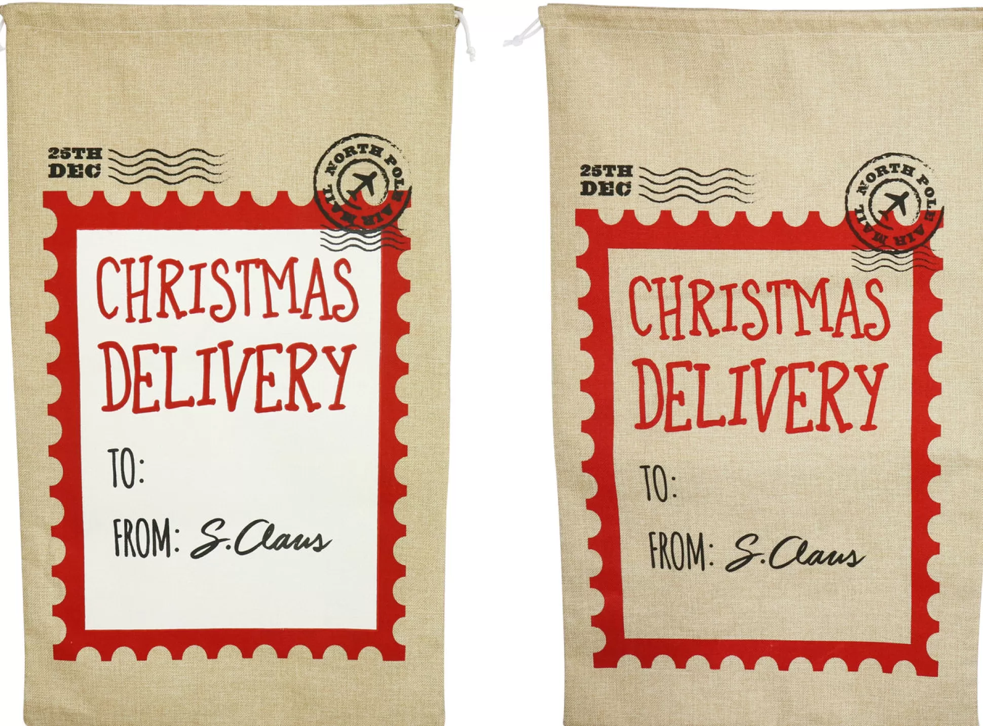 Traditional & Berry>Christmas World Christmas Stamp Sack Asst