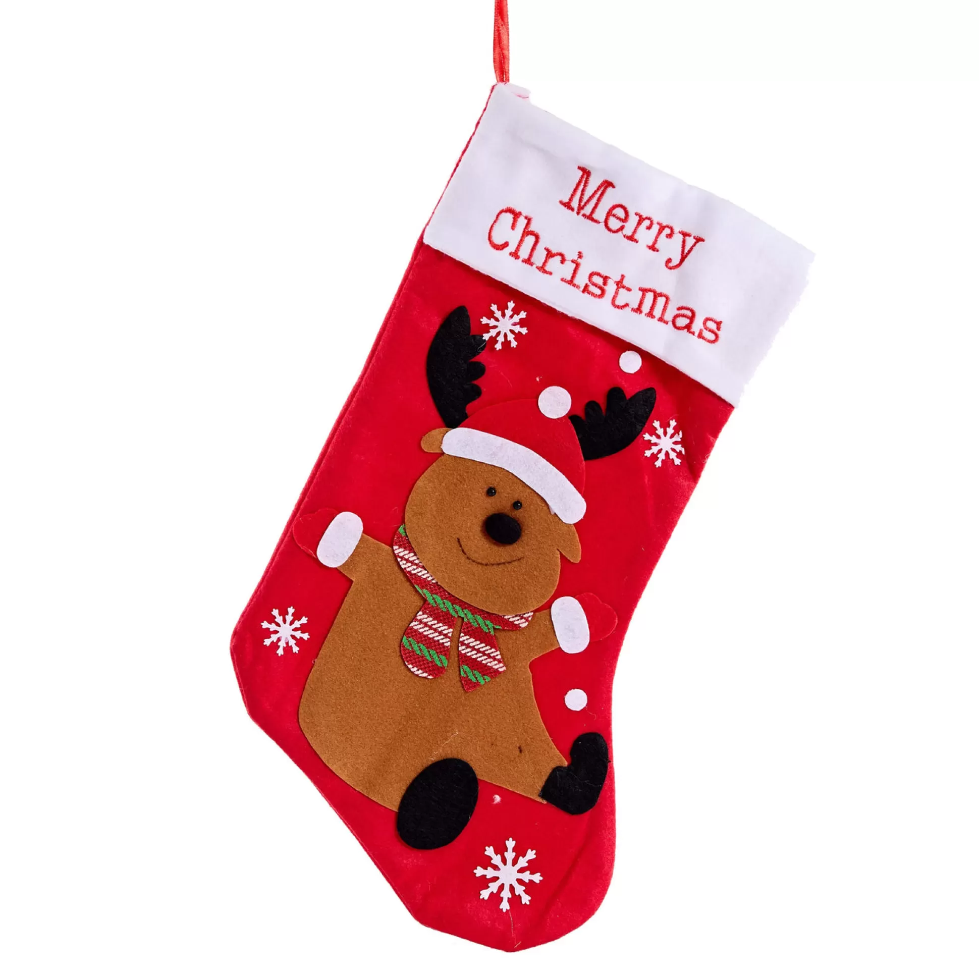 Traditional & Berry>Christmas World Christmas Stocking 2 Asst - Santa