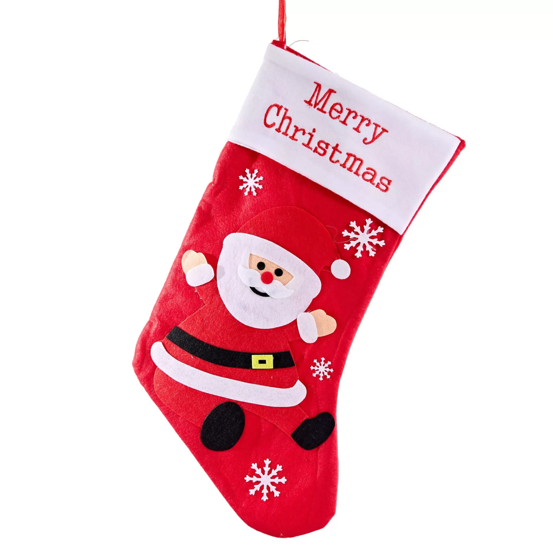 Traditional & Berry>Christmas World Christmas Stocking 2 Asst - Santa