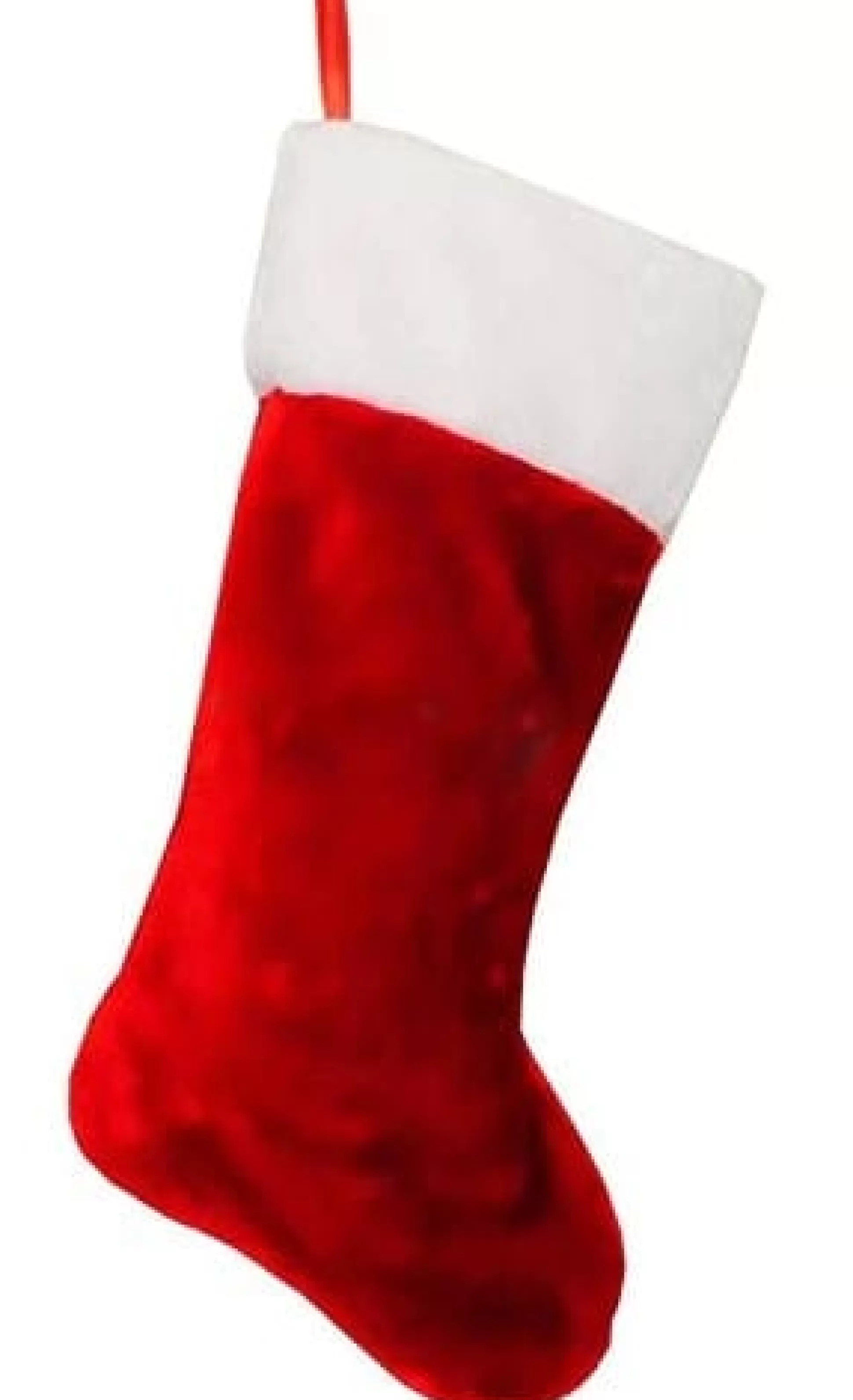 Traditional & Berry>Christmas World Deluxe Santa Stocking (48Cm)