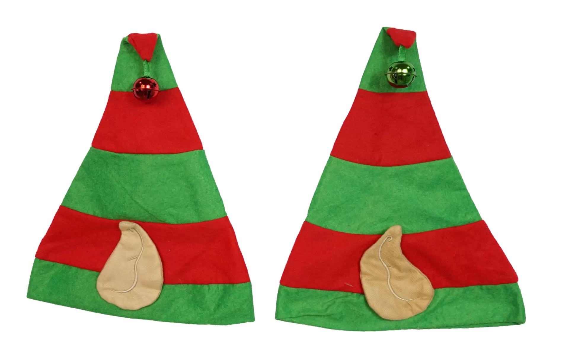 Elf'S Galore>Christmas World Elf Hat With Ears And Bell Asst