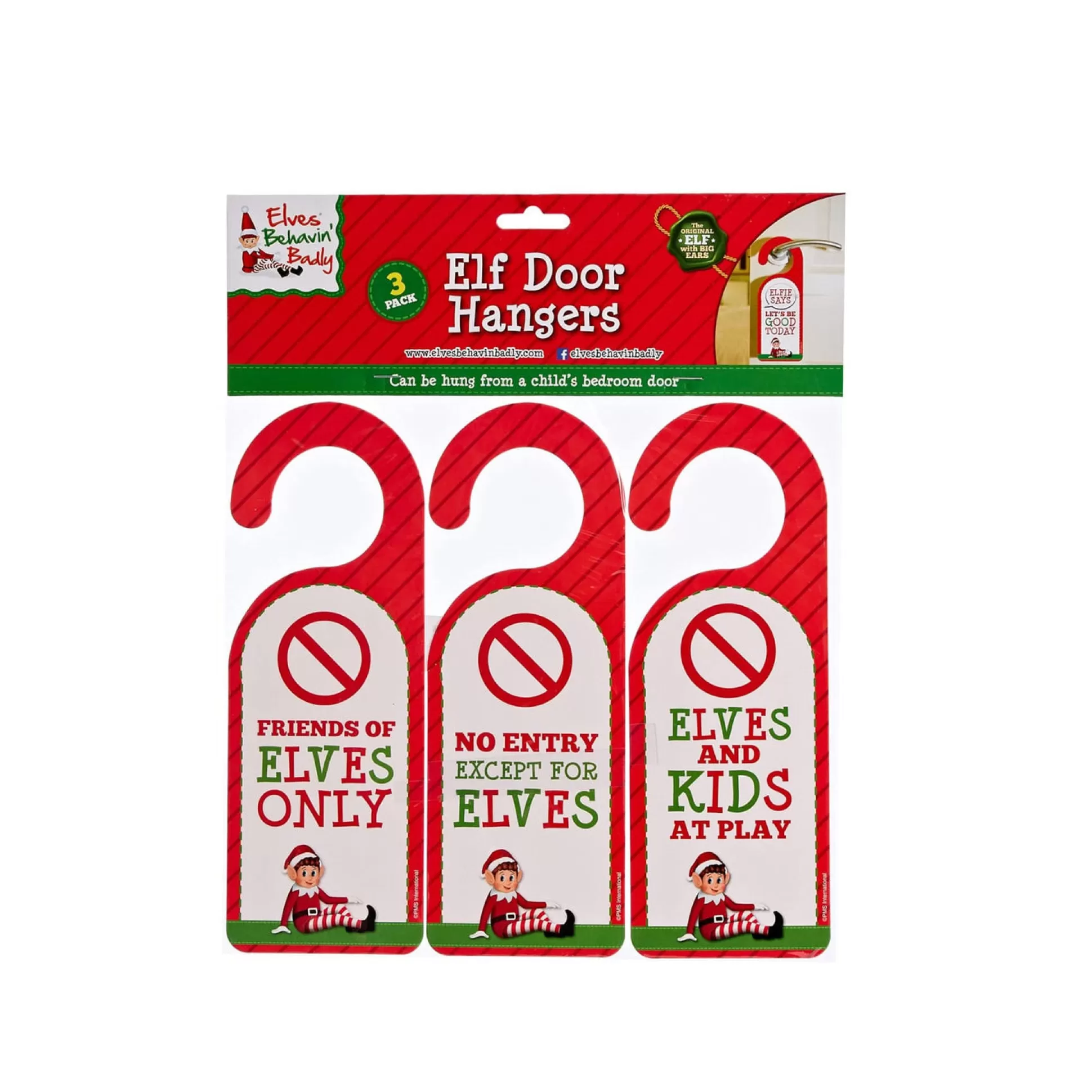 Elf'S Galore>Christmas World Elves Behaving Badly Door Hangers