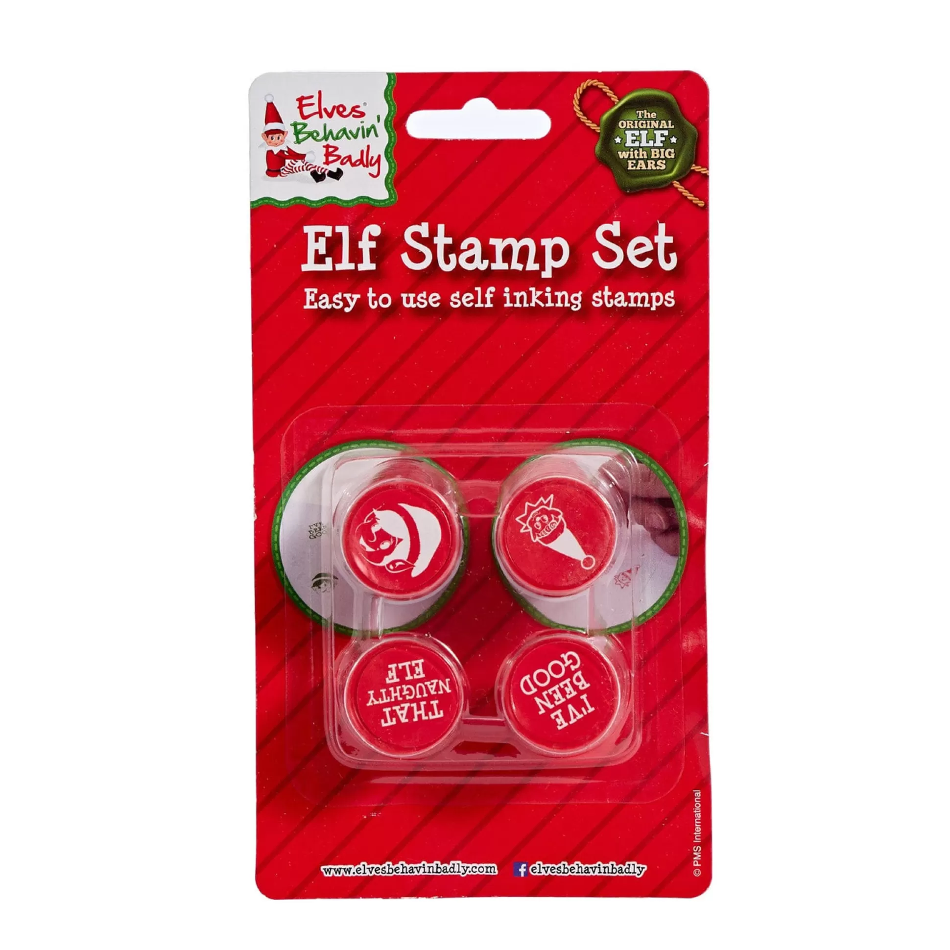 Elf'S Galore>Christmas World Elves Behaving Badly Elf Stamp Set