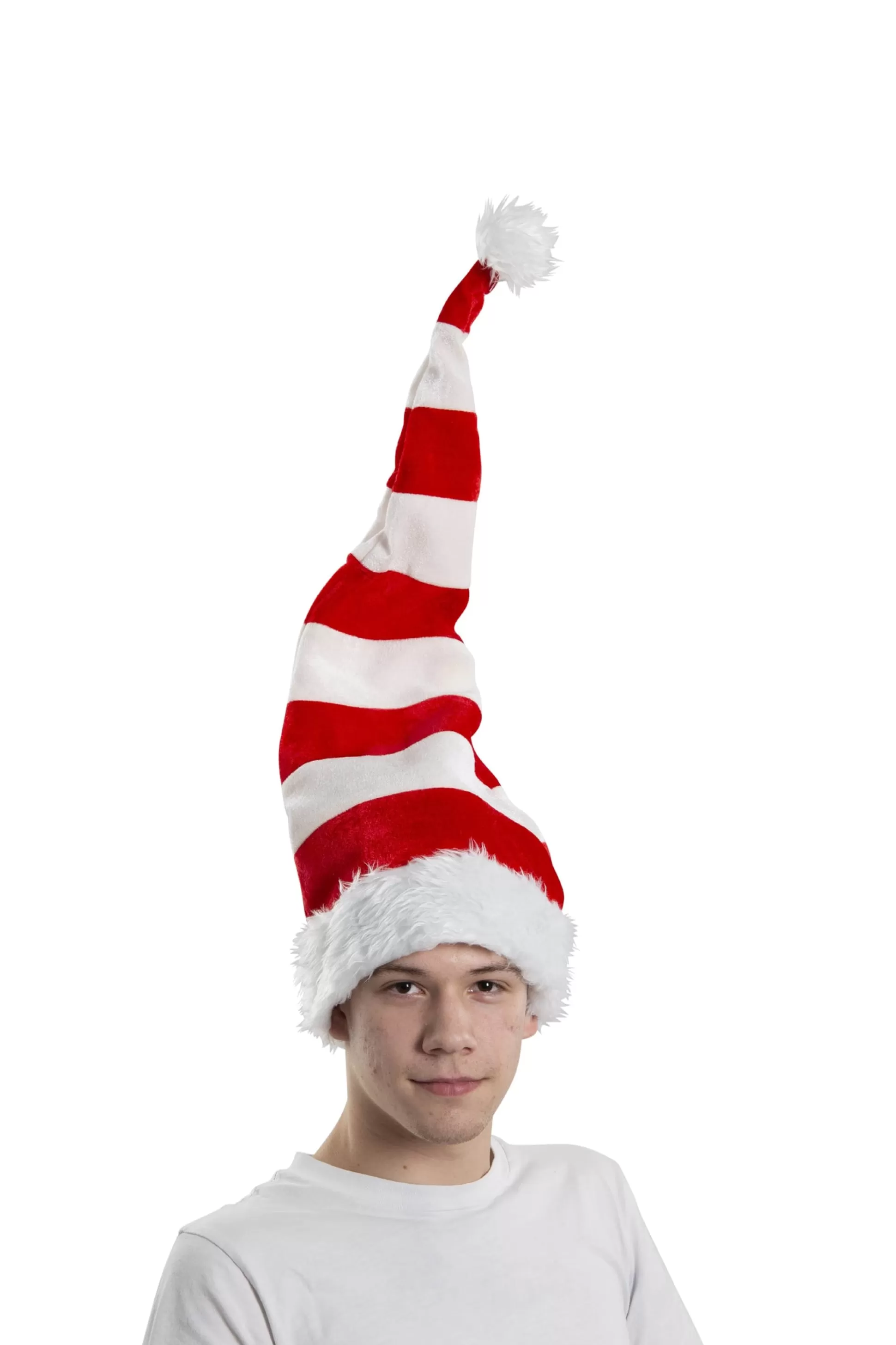 Elf'S Galore>Christmas World Extra Long Bendable Santa Hat Asst (70Cm)