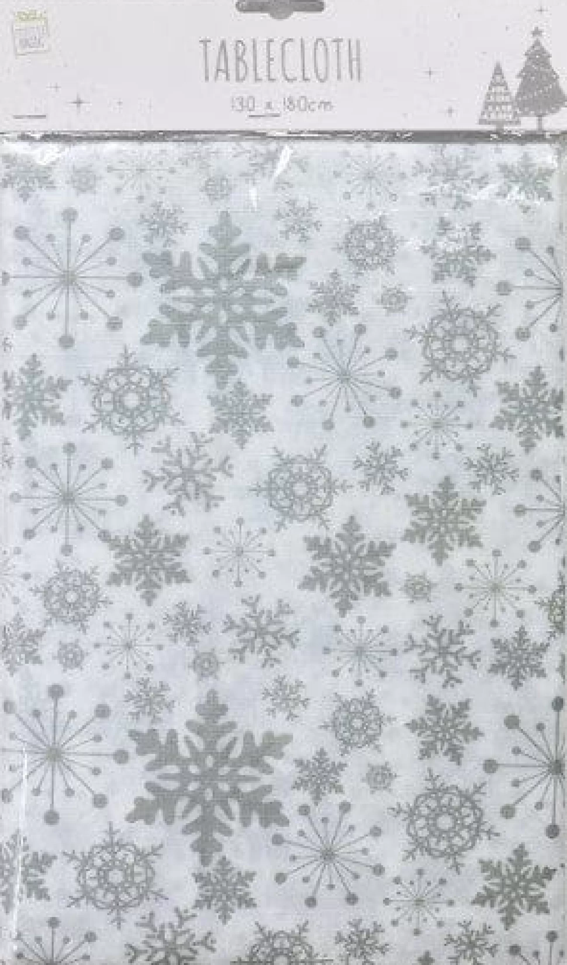 Magical Winter Wonderland>Christmas World Gold Or Silver Rectangular Tablecloth Asst - Gold Star