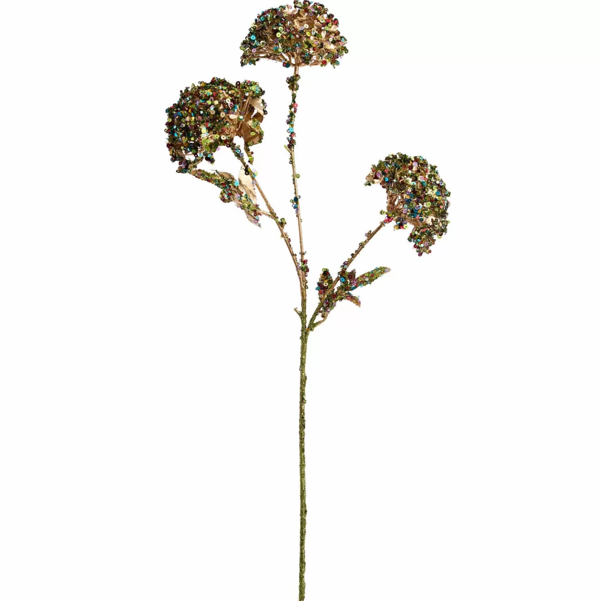 Traditional & Berry>Christmas World Green Queen Anne'S Lace Stem (66Cm)