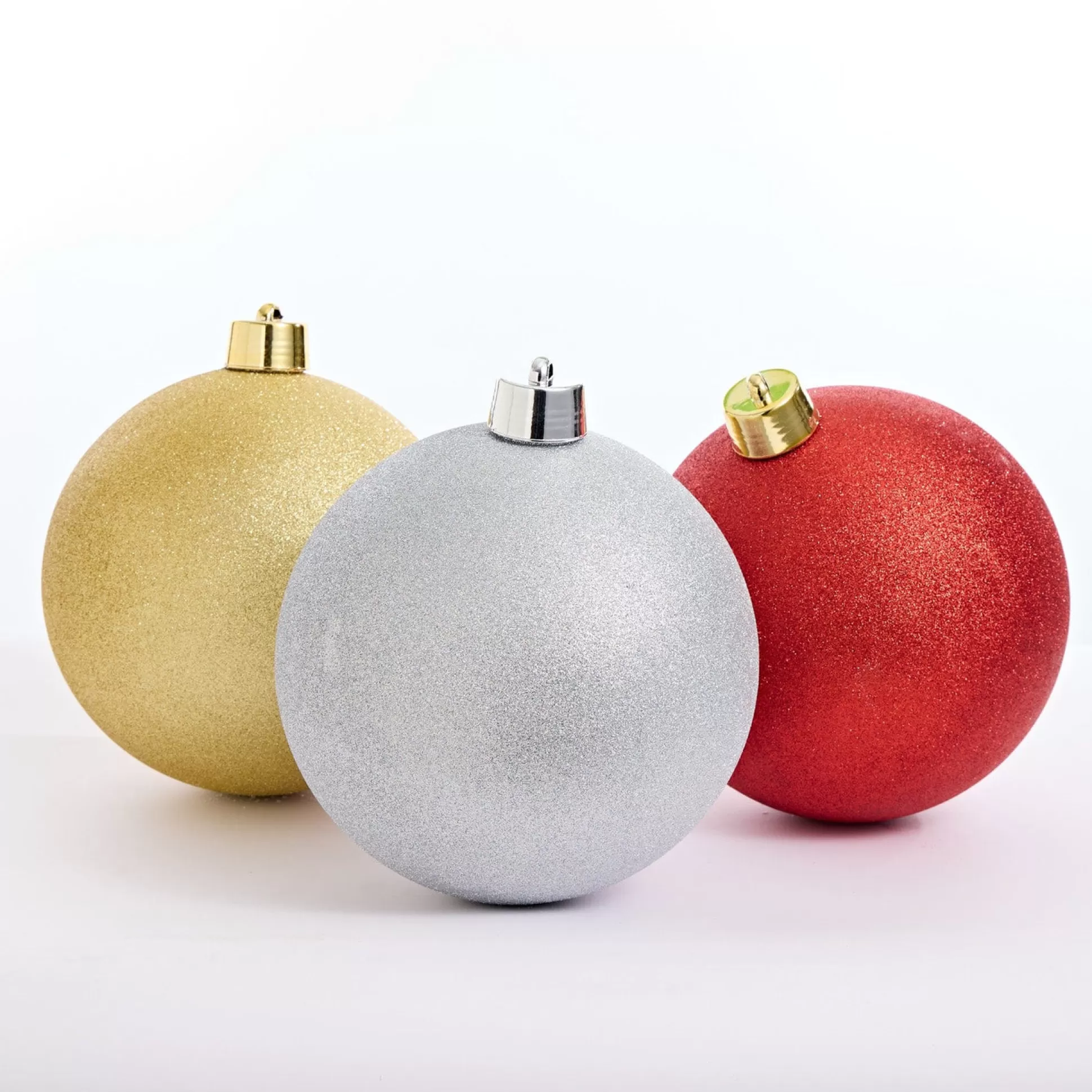 Baubles>Christmas World Jumbo Glitter Bauble (25Cm)