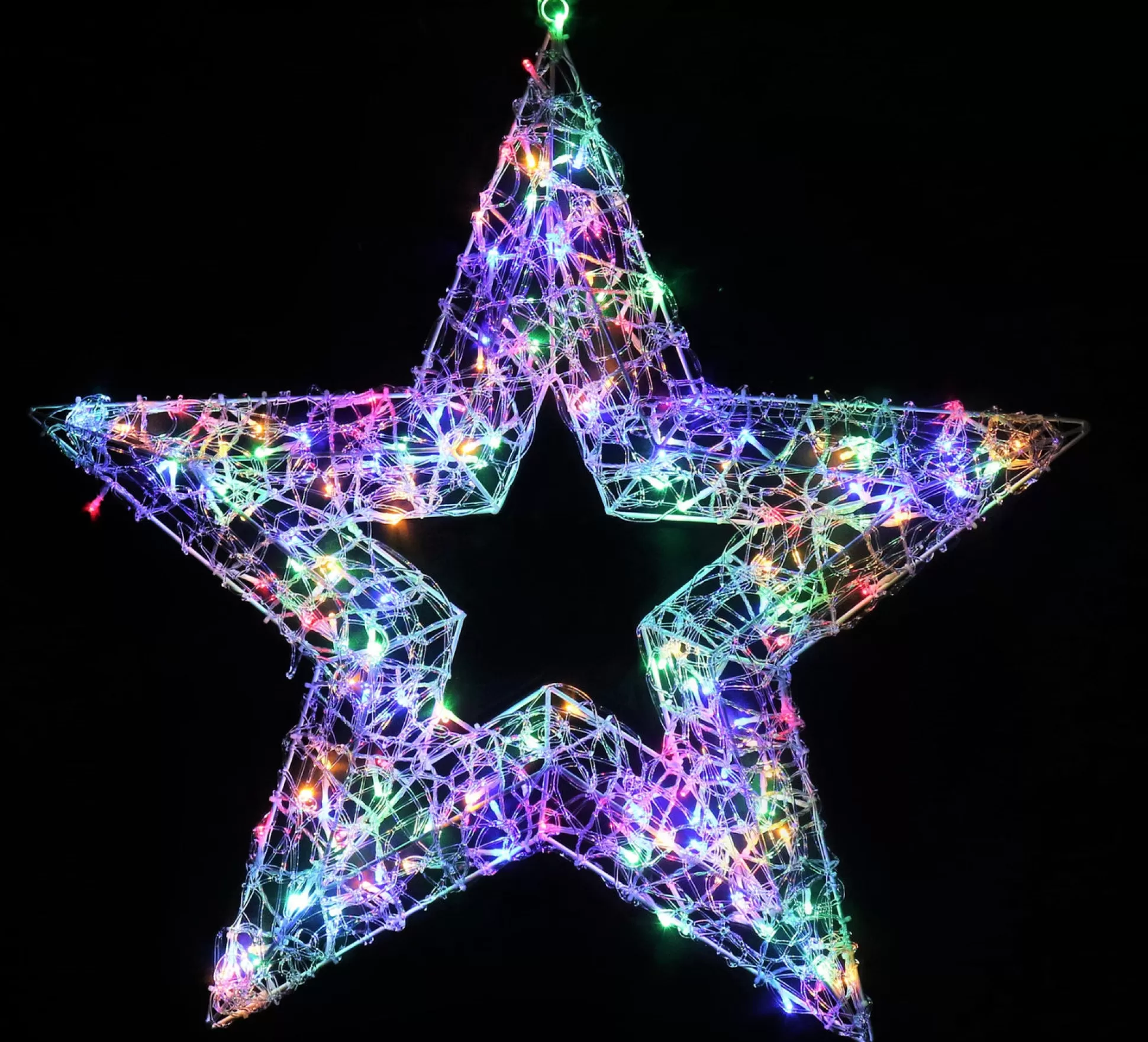 Frame Ropelight (Motifs)>Christmas World Led Acrylic Flashing Star Multi