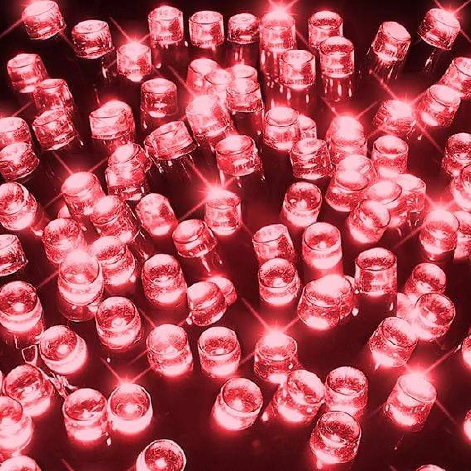 Fairy Lights>Christmas World Led Fairy Lights Red (20M)