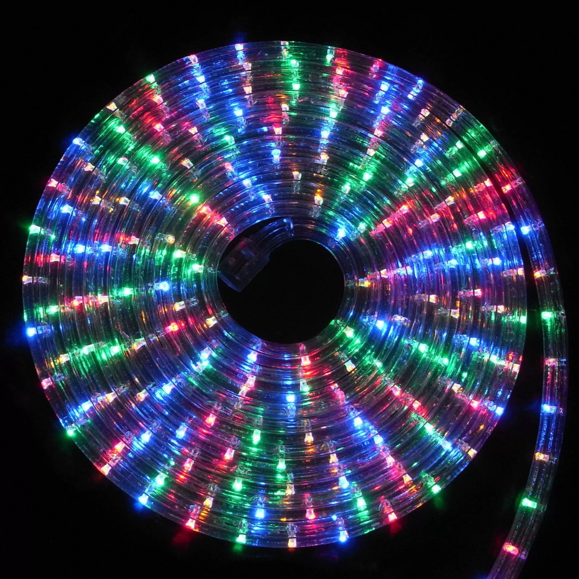 Rope Lights>Christmas World Led Flashing Multicoloured Ropelight (30M)