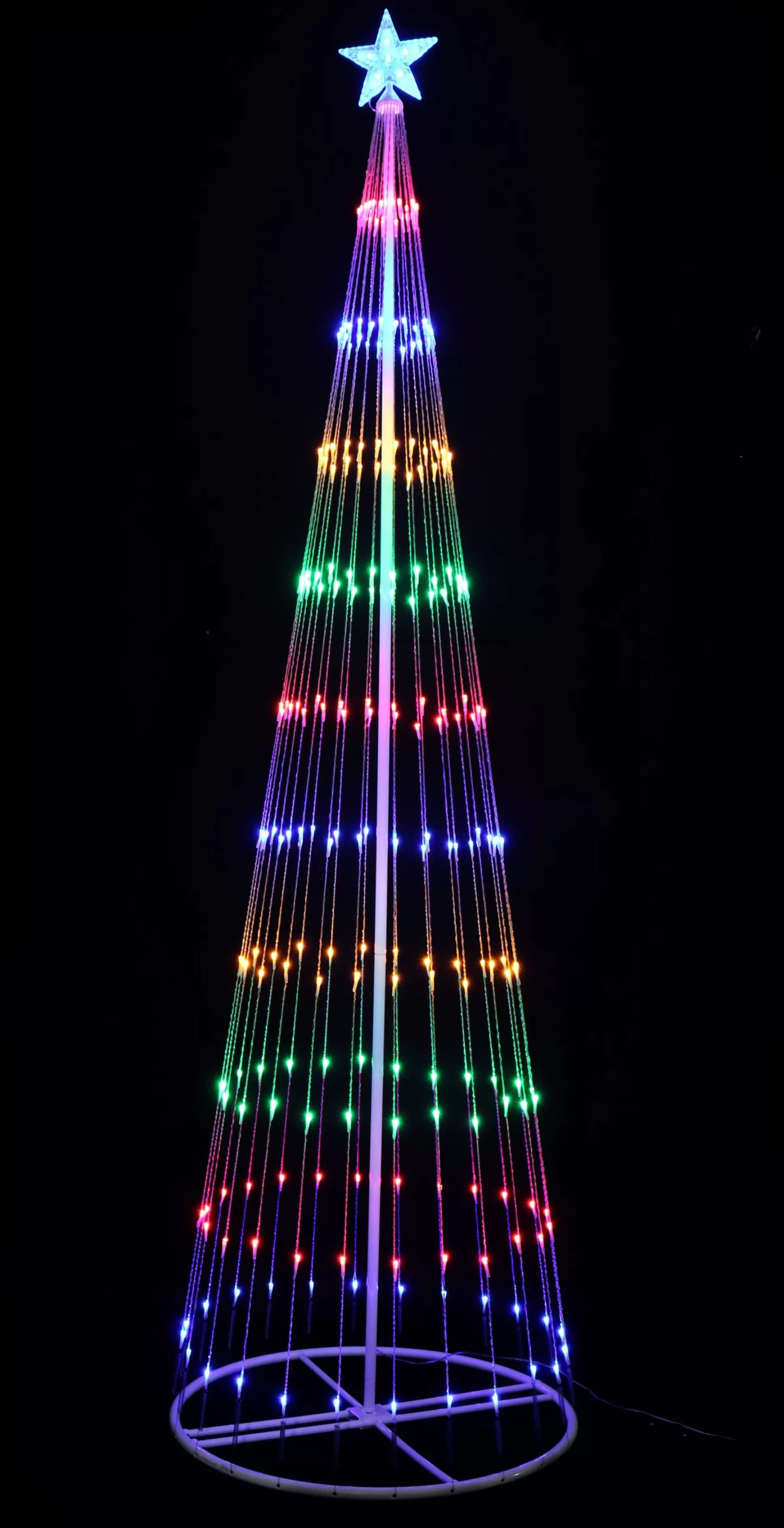 3D & 2D Displays>Christmas World Led Multi Digital Strands Tree (2.4M)