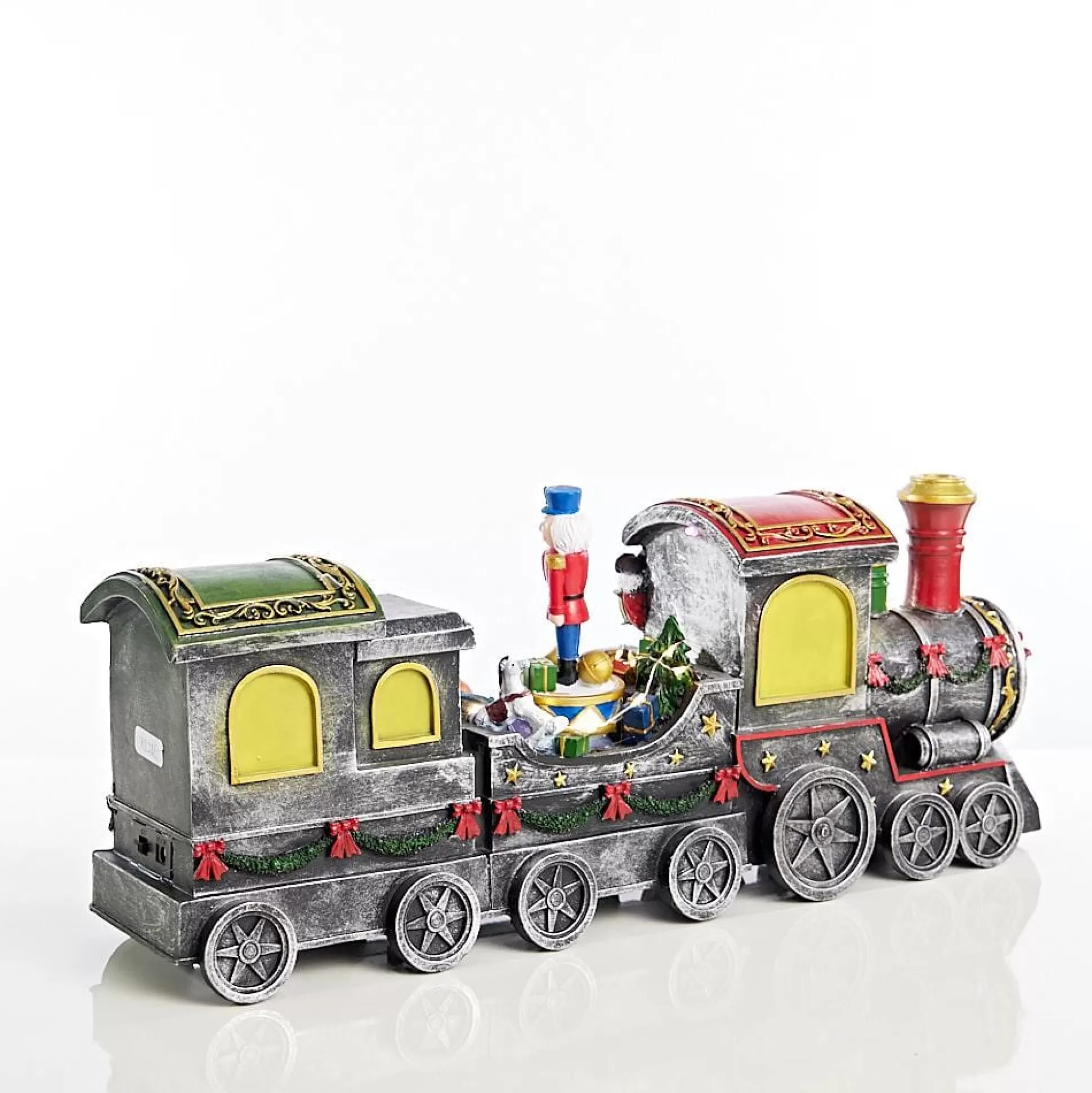 3D & 2D Displays>Christmas World Led Musical Santa Nutcracker Train