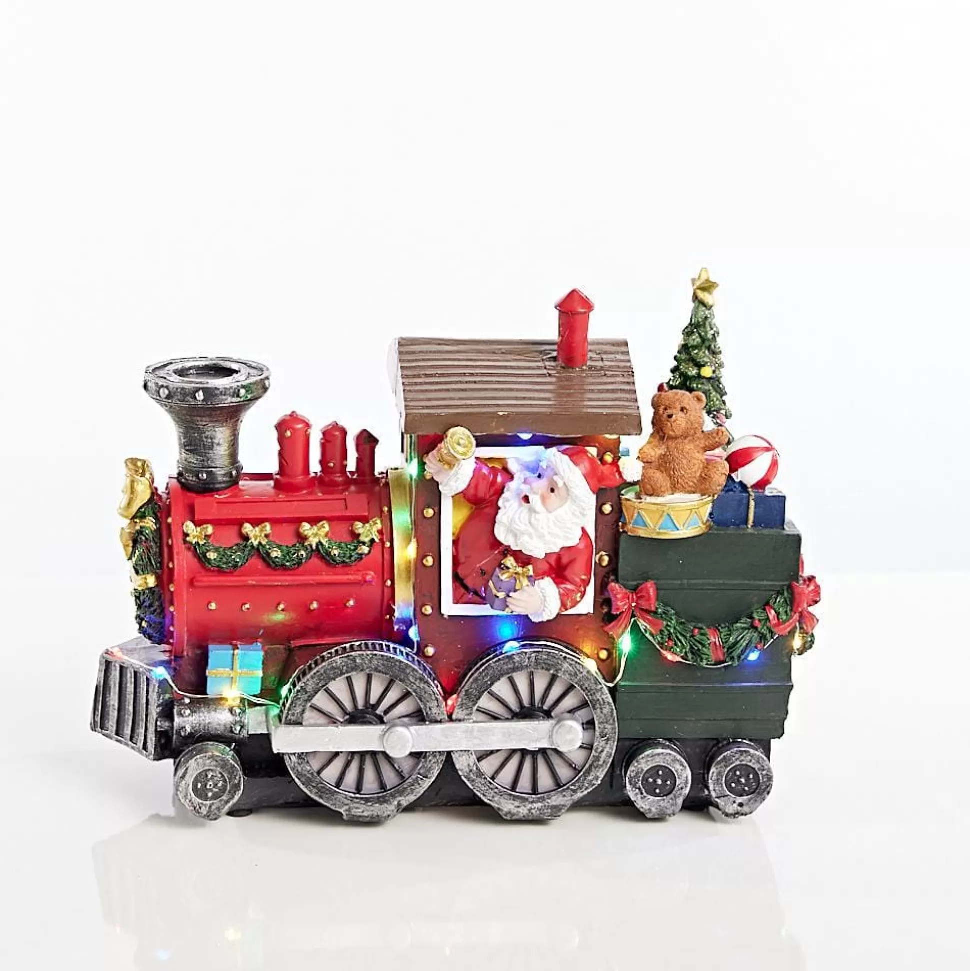 3D & 2D Displays>Christmas World Led Musical Santa Train Engine