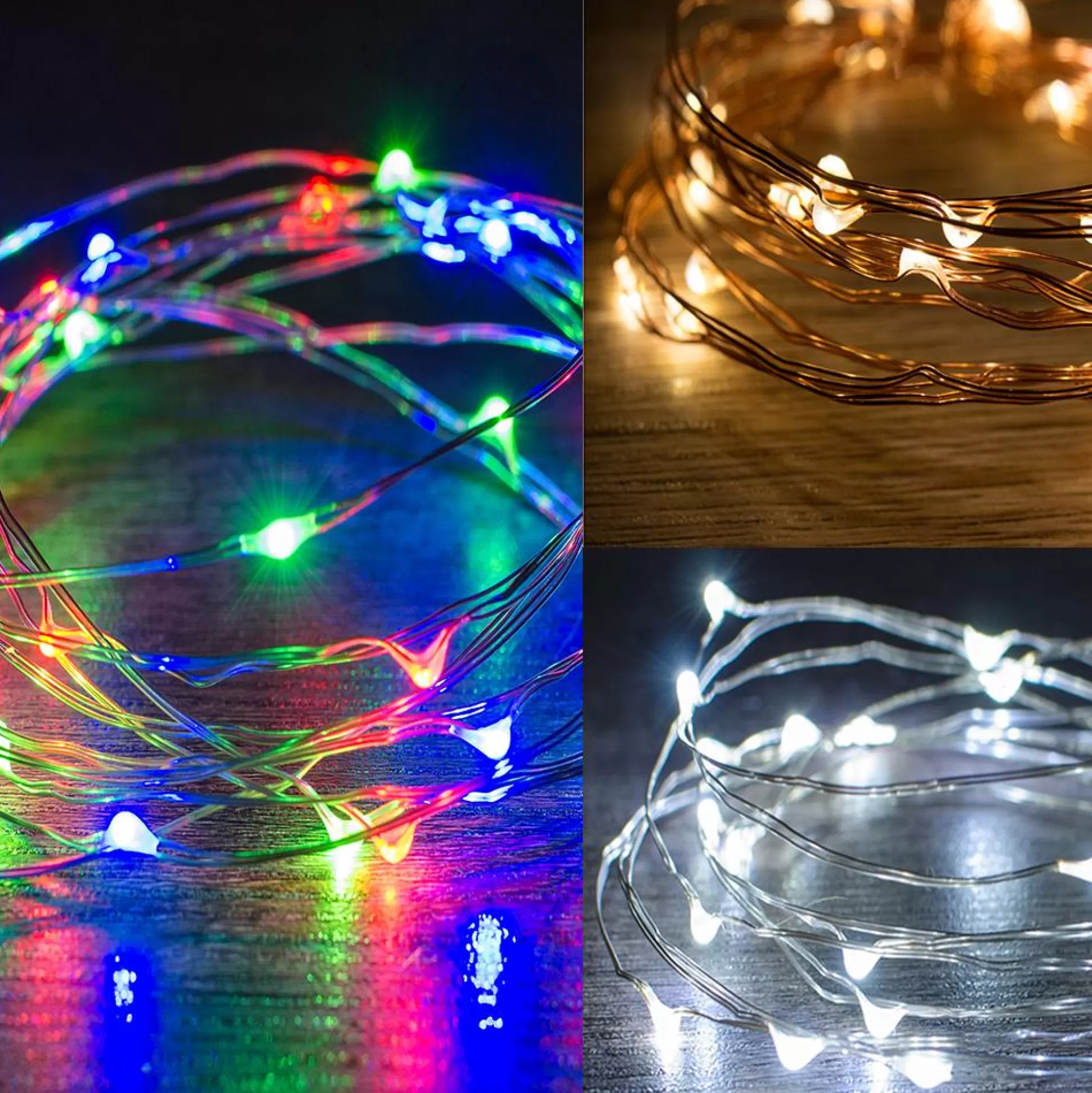 Battery Operated Lights>Christmas World Led Starry Lights (10M)