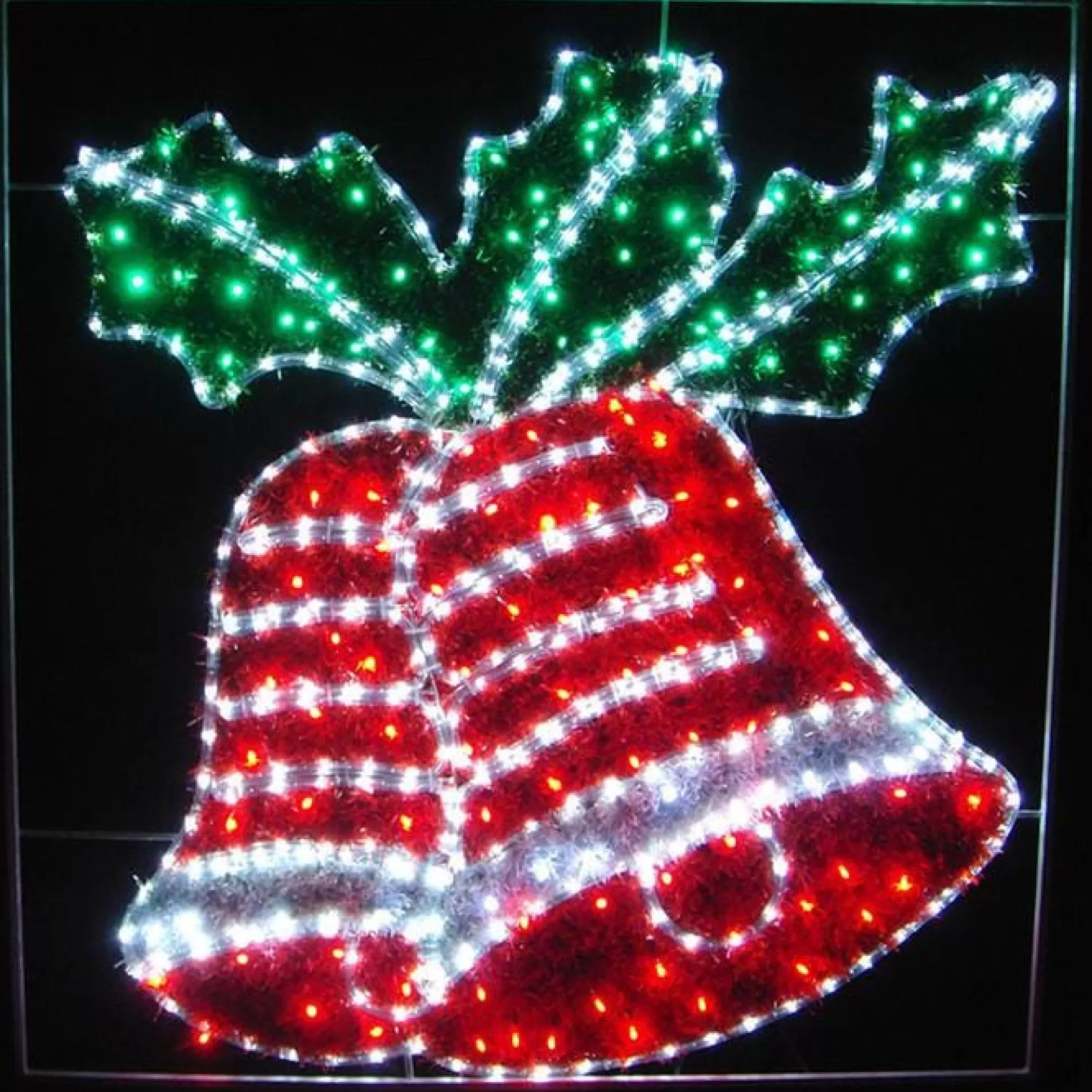 Frame Ropelight (Motifs)>Christmas World Led Tinsel Ropelight Bell