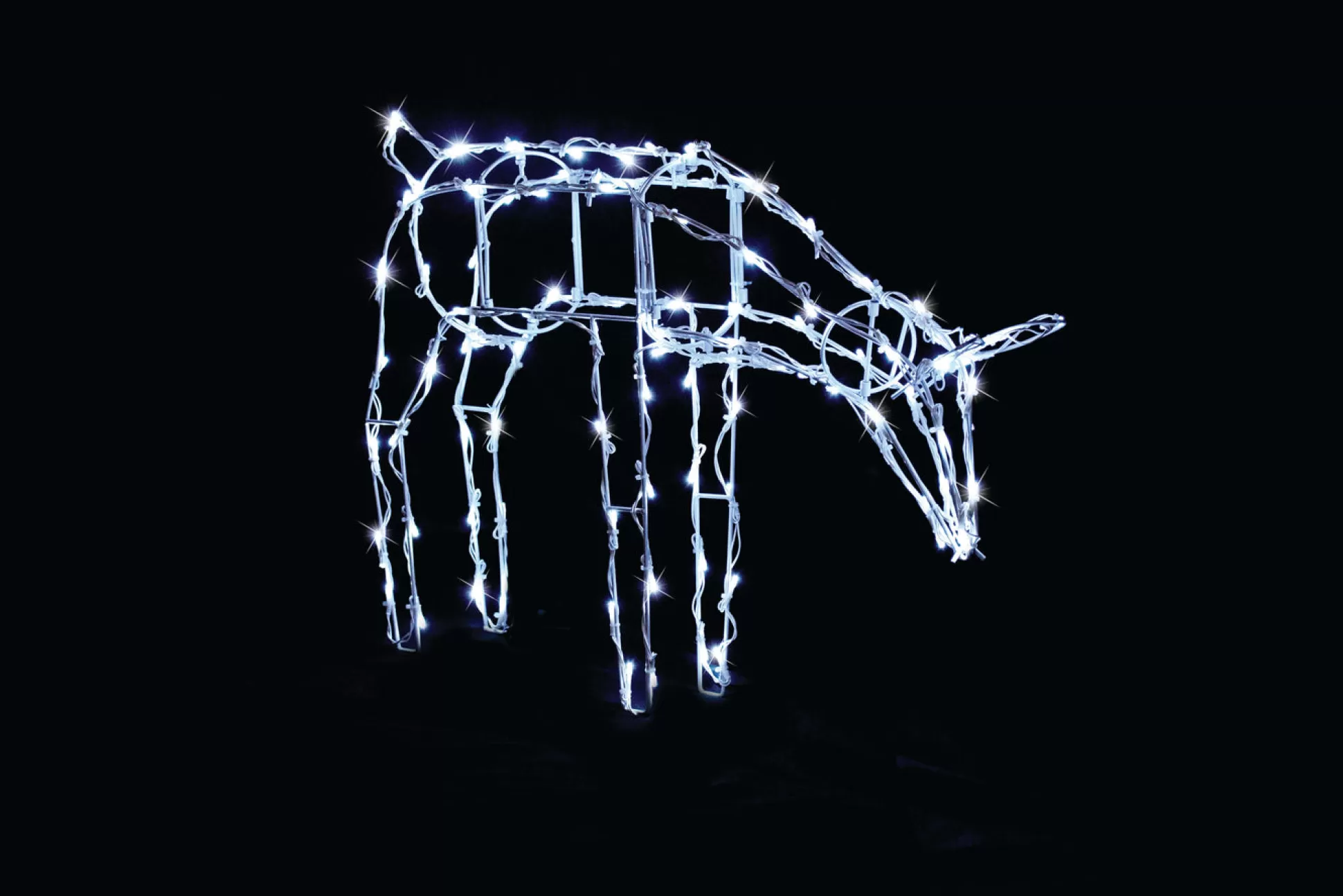 3D & 2D Displays>Christmas World Led Wire Reindeer - Feeding