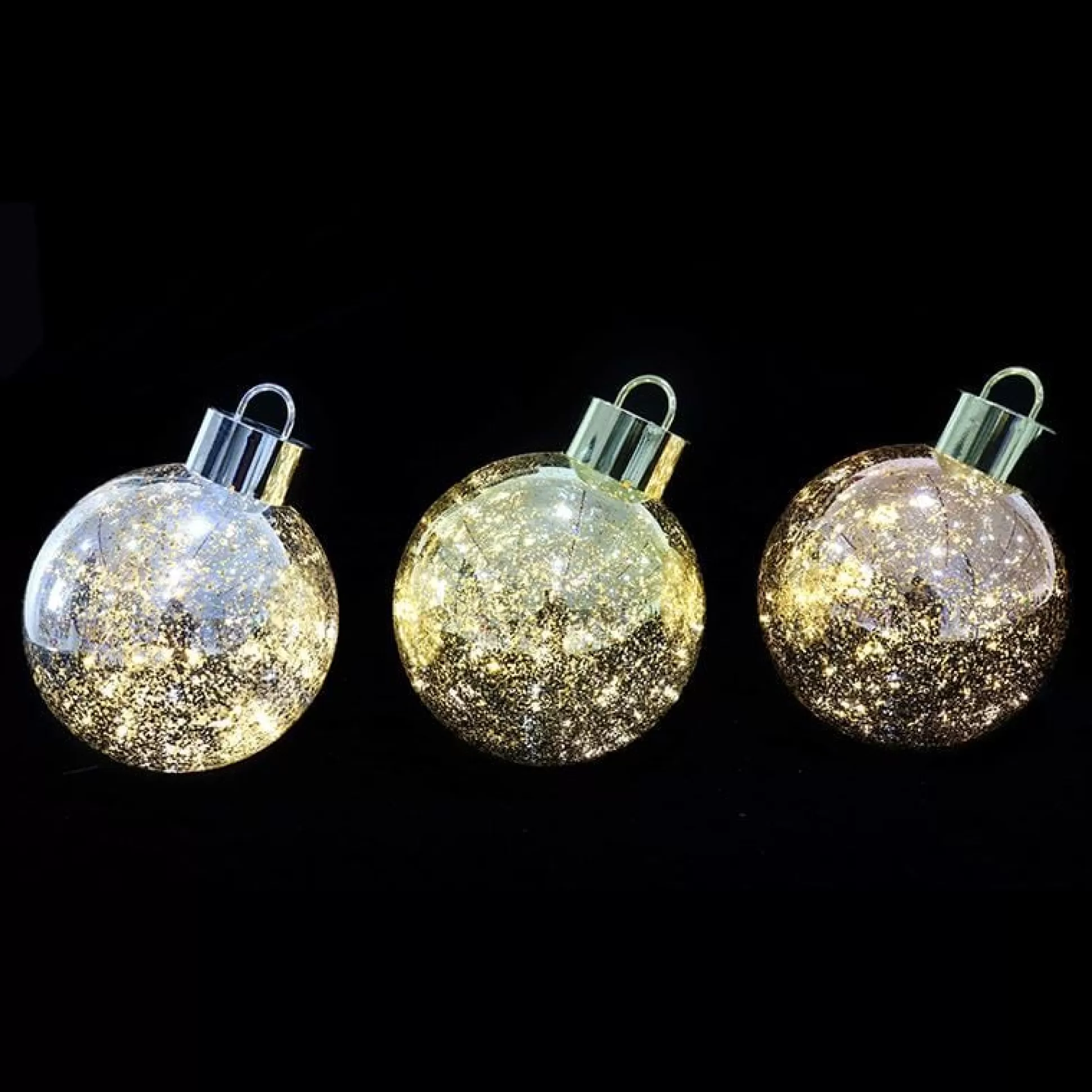 Baubles>Christmas World Light Up Crackle Bauble