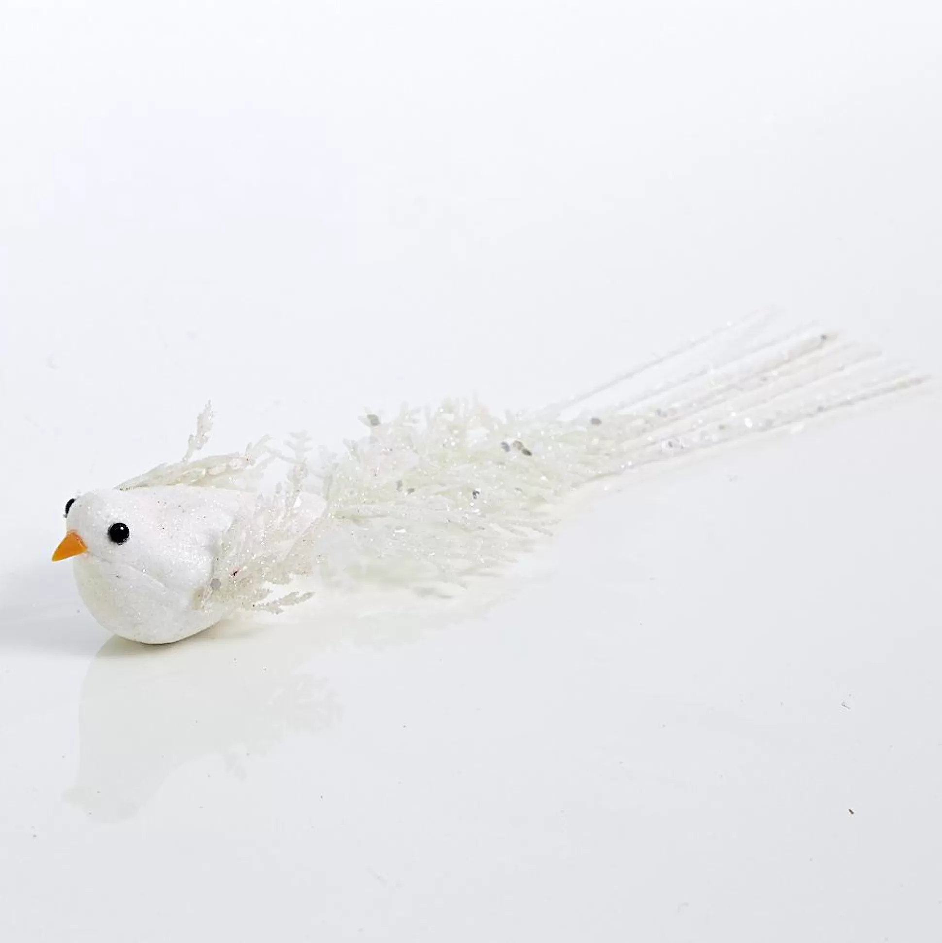 Magical Winter Wonderland>Christmas World Long Tail Bird Clip On (28Cm)