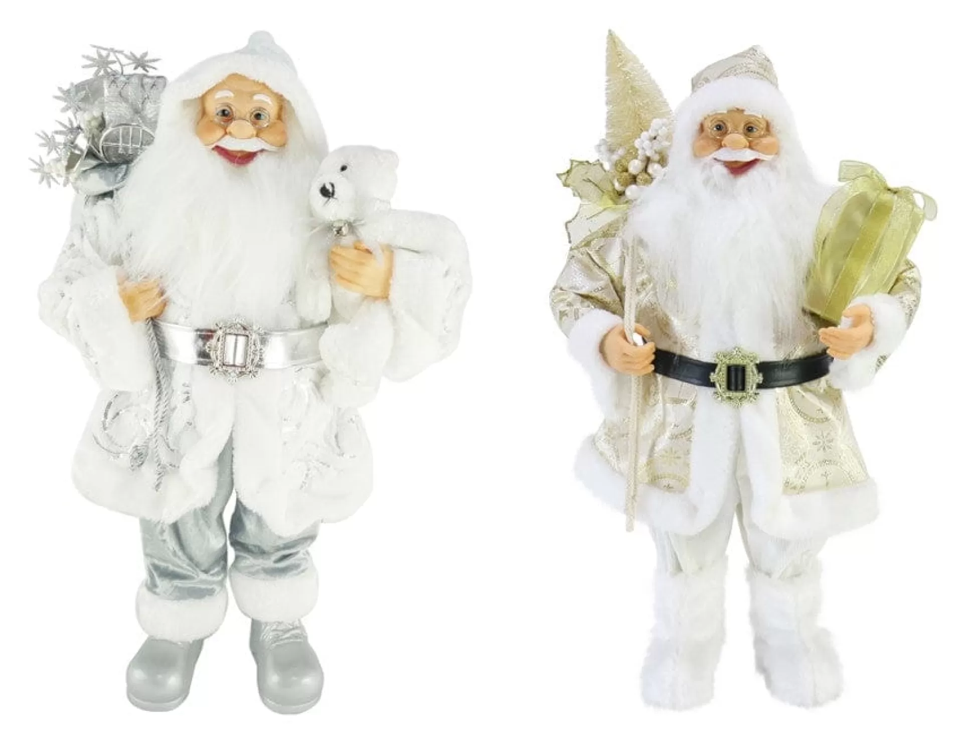 Touch Of Elegance>Christmas World Luxury Metallic Santa Figurine (60Cm)