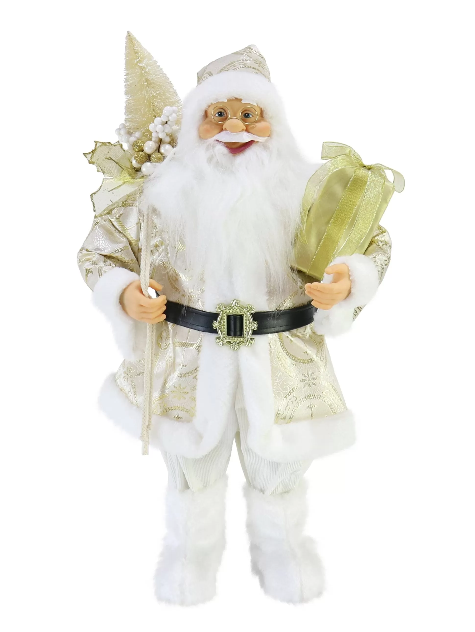 Touch Of Elegance>Christmas World Luxury Metallic Santa Figurine (60Cm)