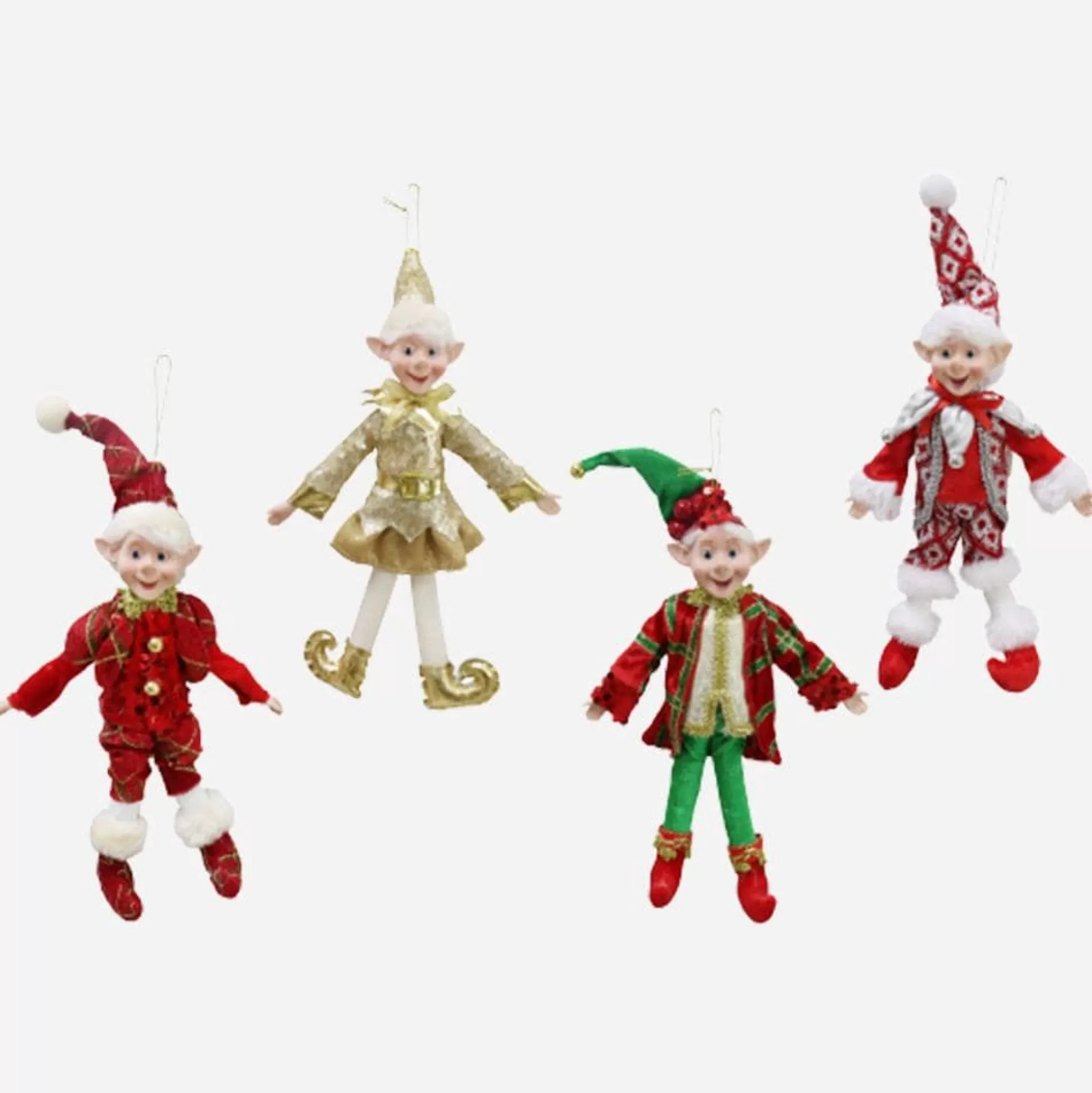 Elf'S Galore>Christmas World Mischievous Elf Doll (25Cm) - Red Hat