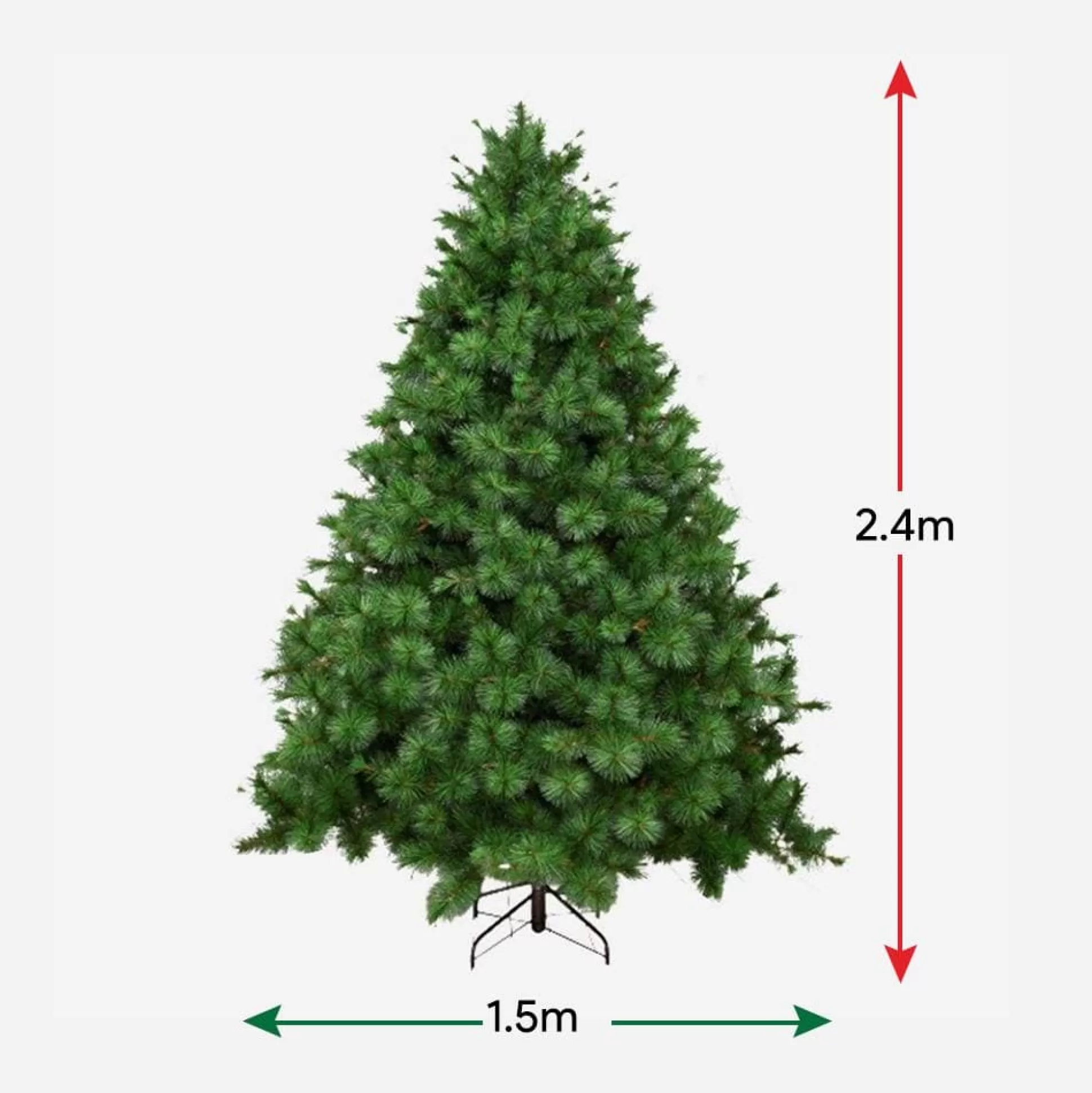 Artificial Trees>Christmas World Natural Royal Pine Tree 8Ft/2.4M