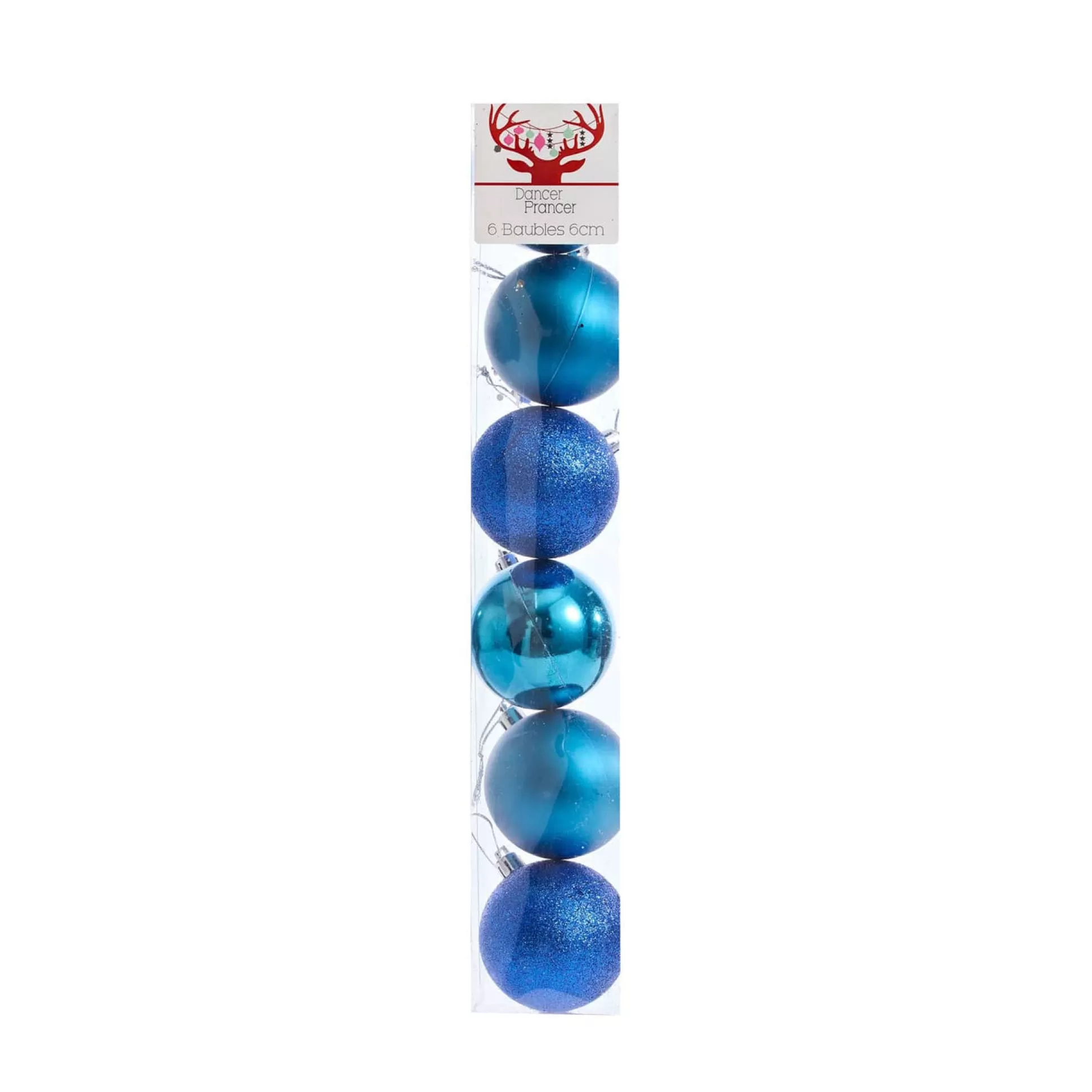 Baubles>Christmas World Navy Shatterproof Bauble Pack (5Cm)