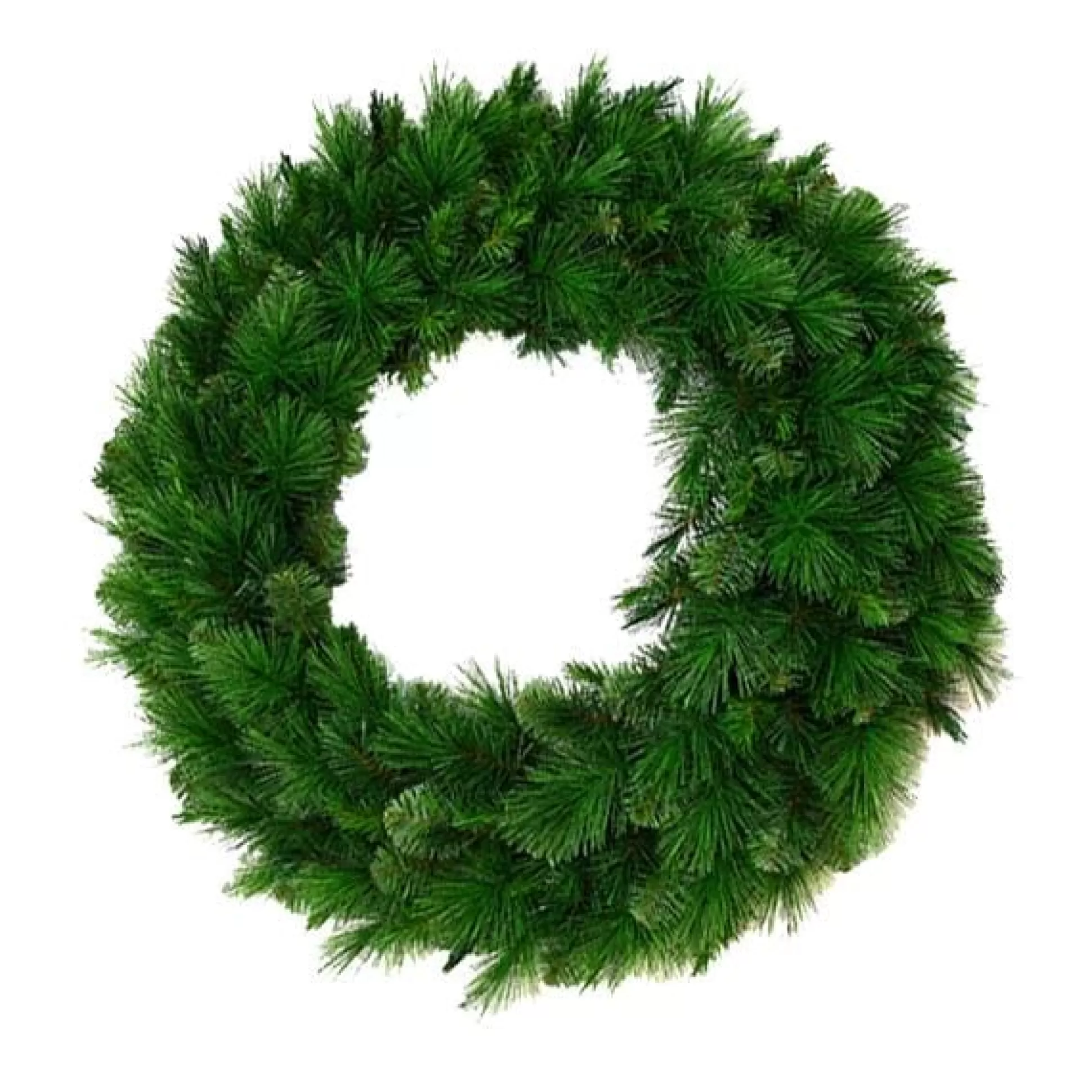 Wreaths, Garlands And Bows>Christmas World New Carolina Spruce Double Wreath (60Cm)