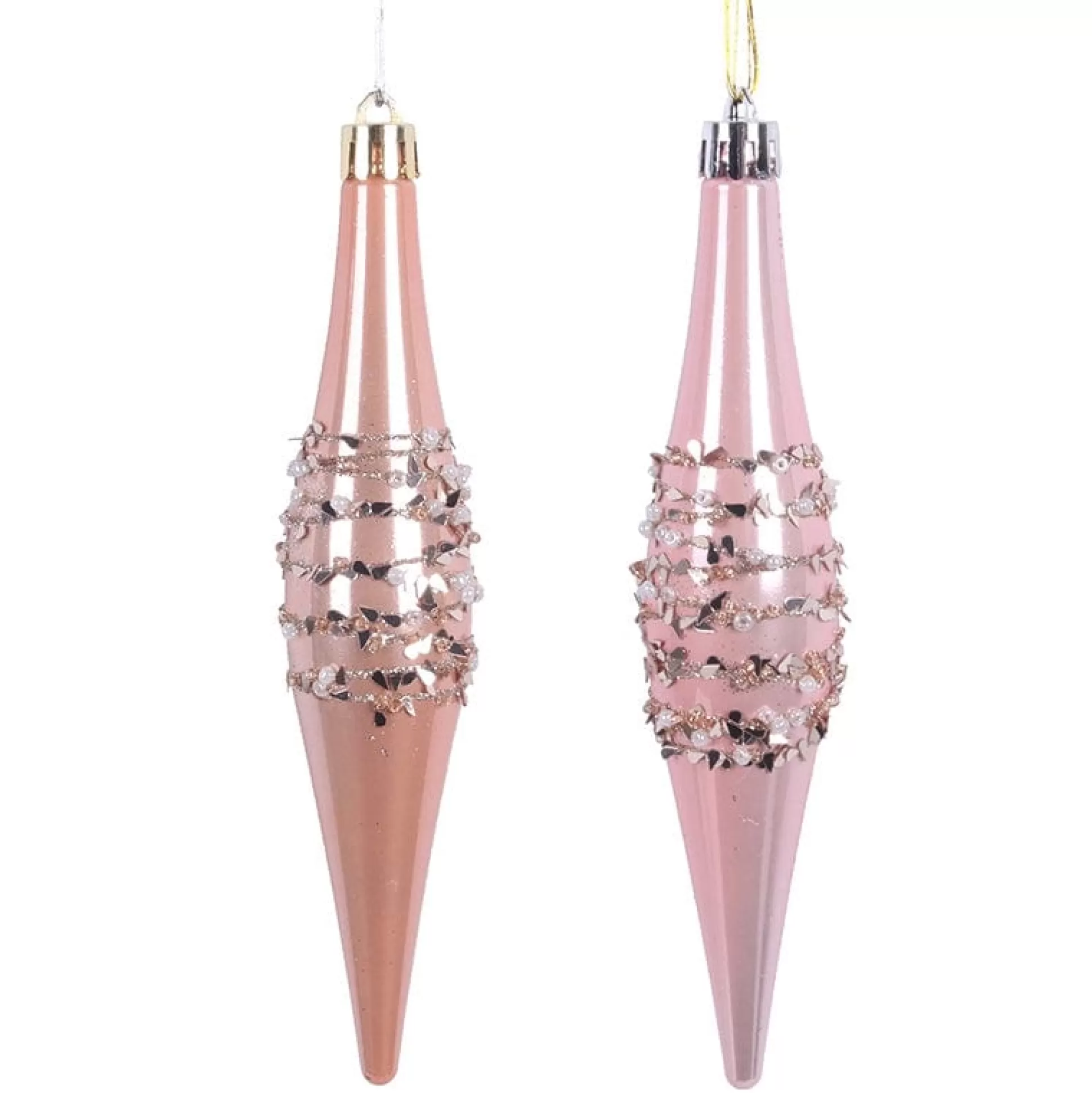 Pretty In Pink & Rose Gold>Christmas World Pink Or Rose Gold Finials