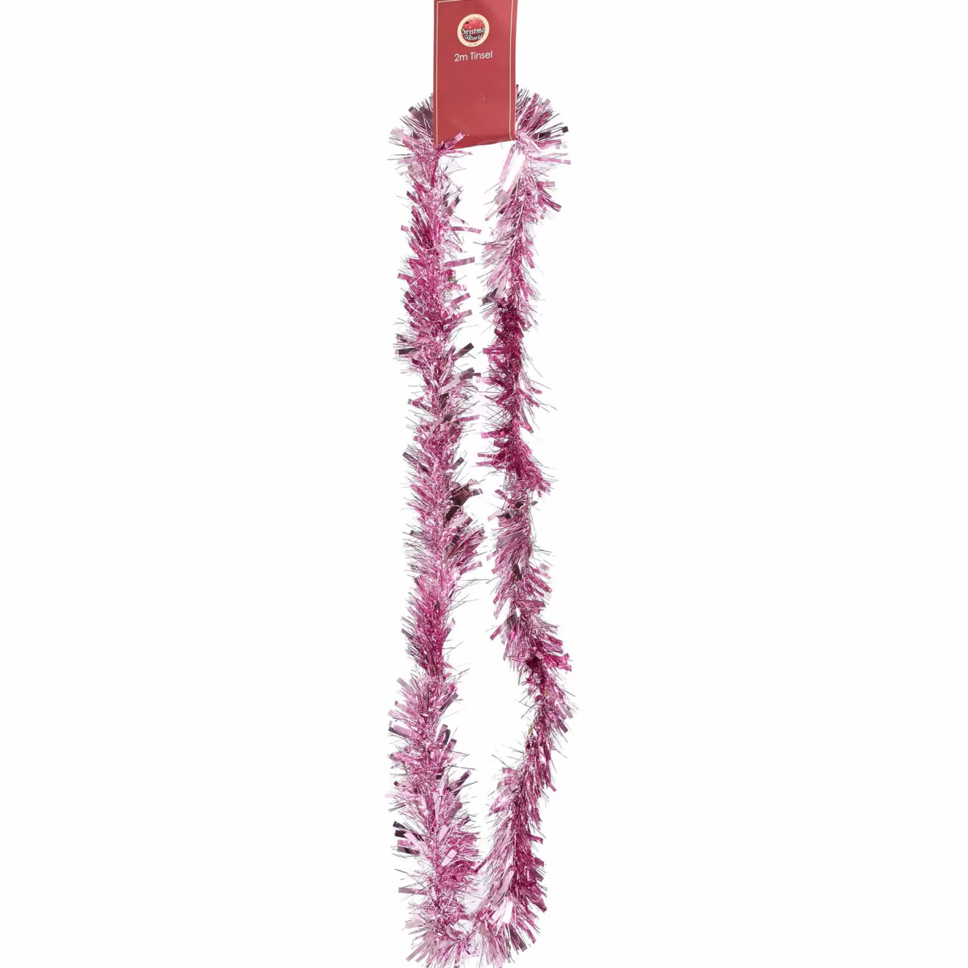 Pretty In Pink & Rose Gold>Christmas World Pink Tinsels (2M) - Chunky