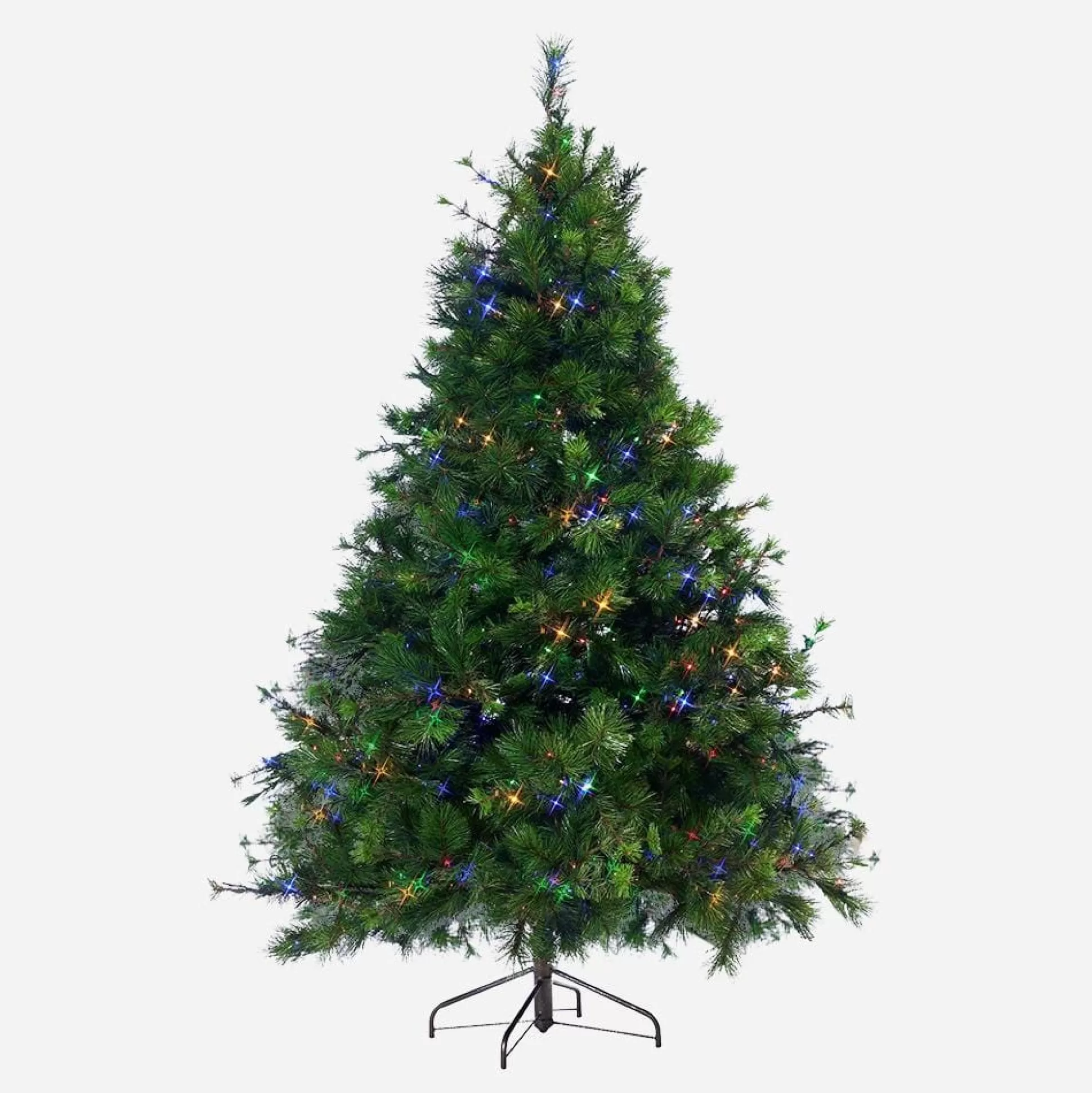 Artificial Trees>Christmas World Pre-Lit Natural Royal Pine - Multicolour 7Ft (2.1M)