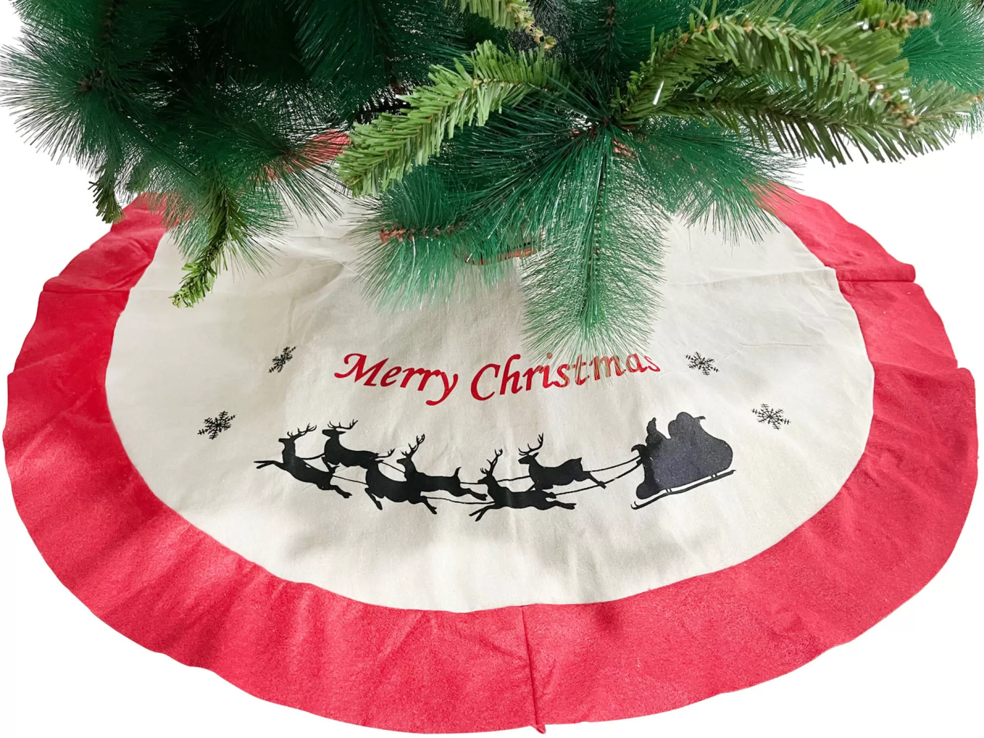 Tree Accessories>Christmas World Printed Scene Tree Skirt (100Cm)