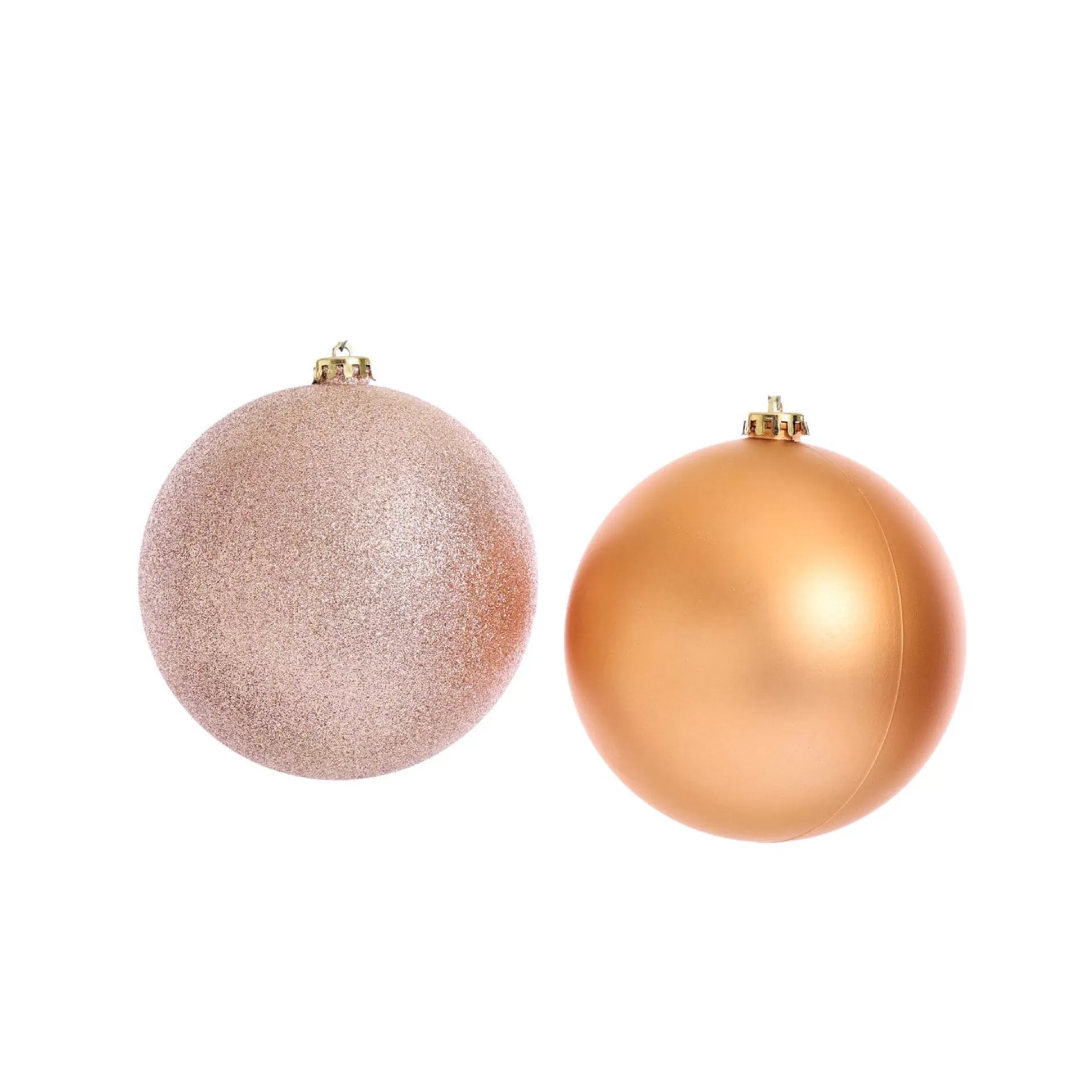 Touch Of Elegance>Christmas World Rose Gold Bauble (15Cm)