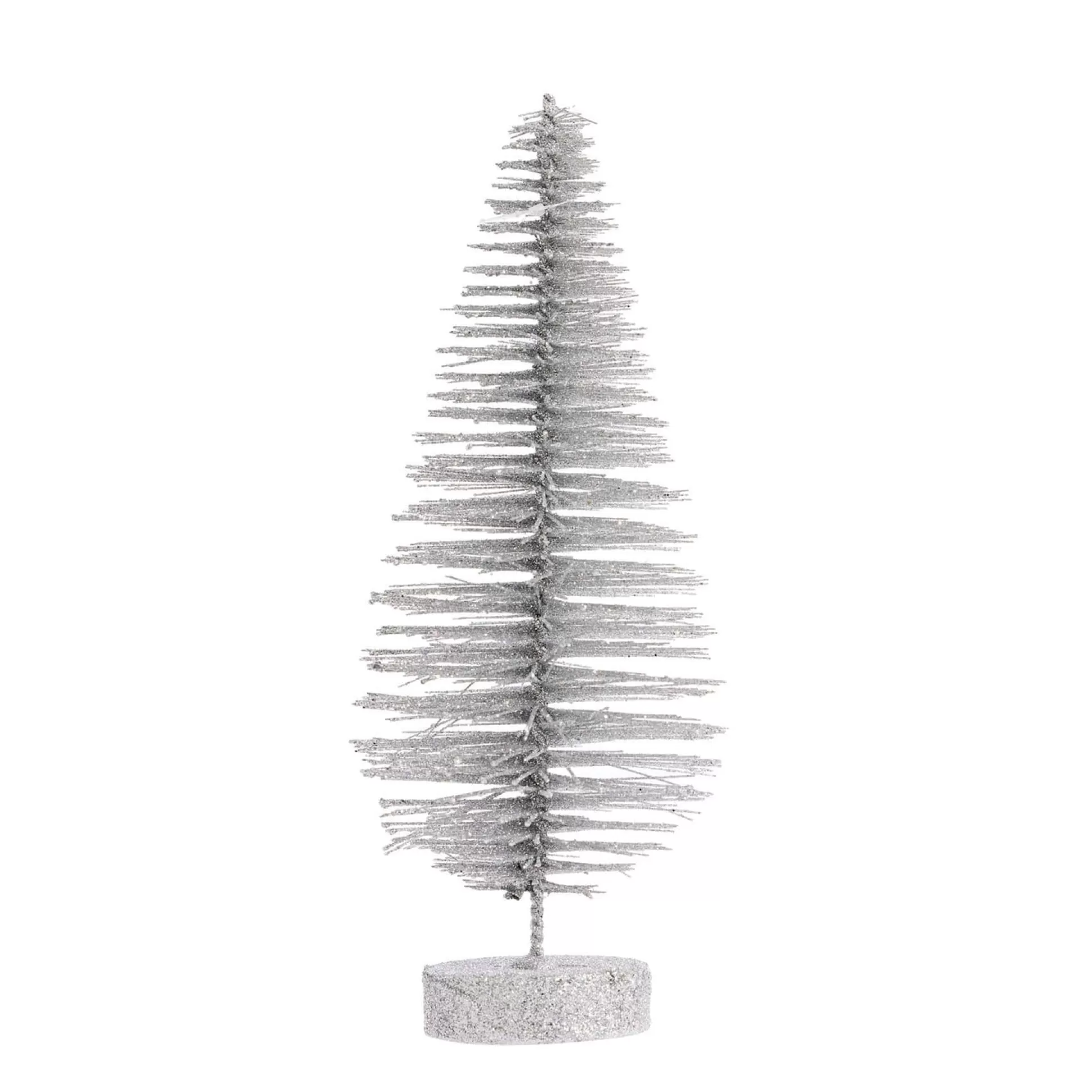 Magical Winter Wonderland>Christmas World Silver Glitter Tree (30Cm)