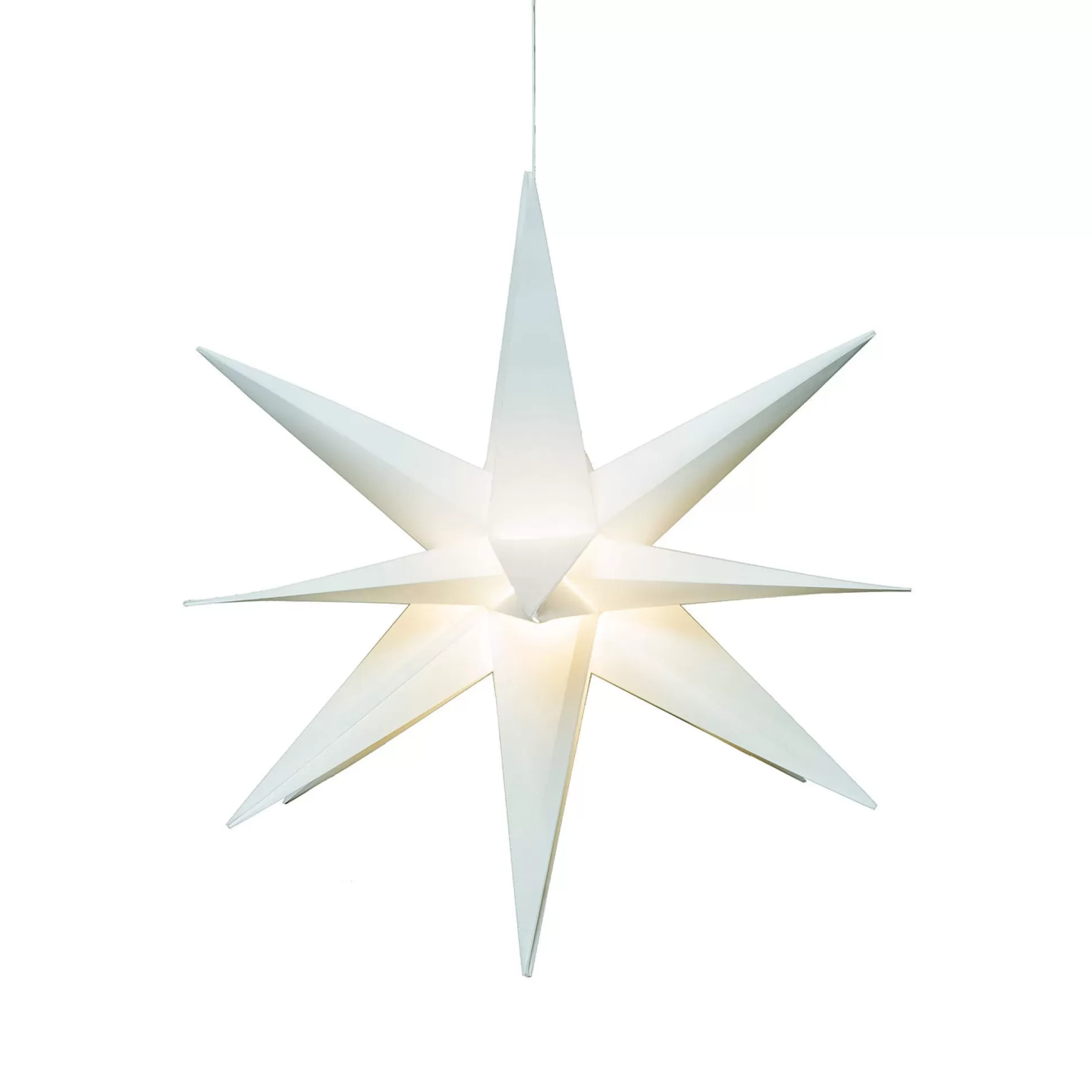 3D & 2D Displays>Christmas World Starburst Hanging Decorative White Light