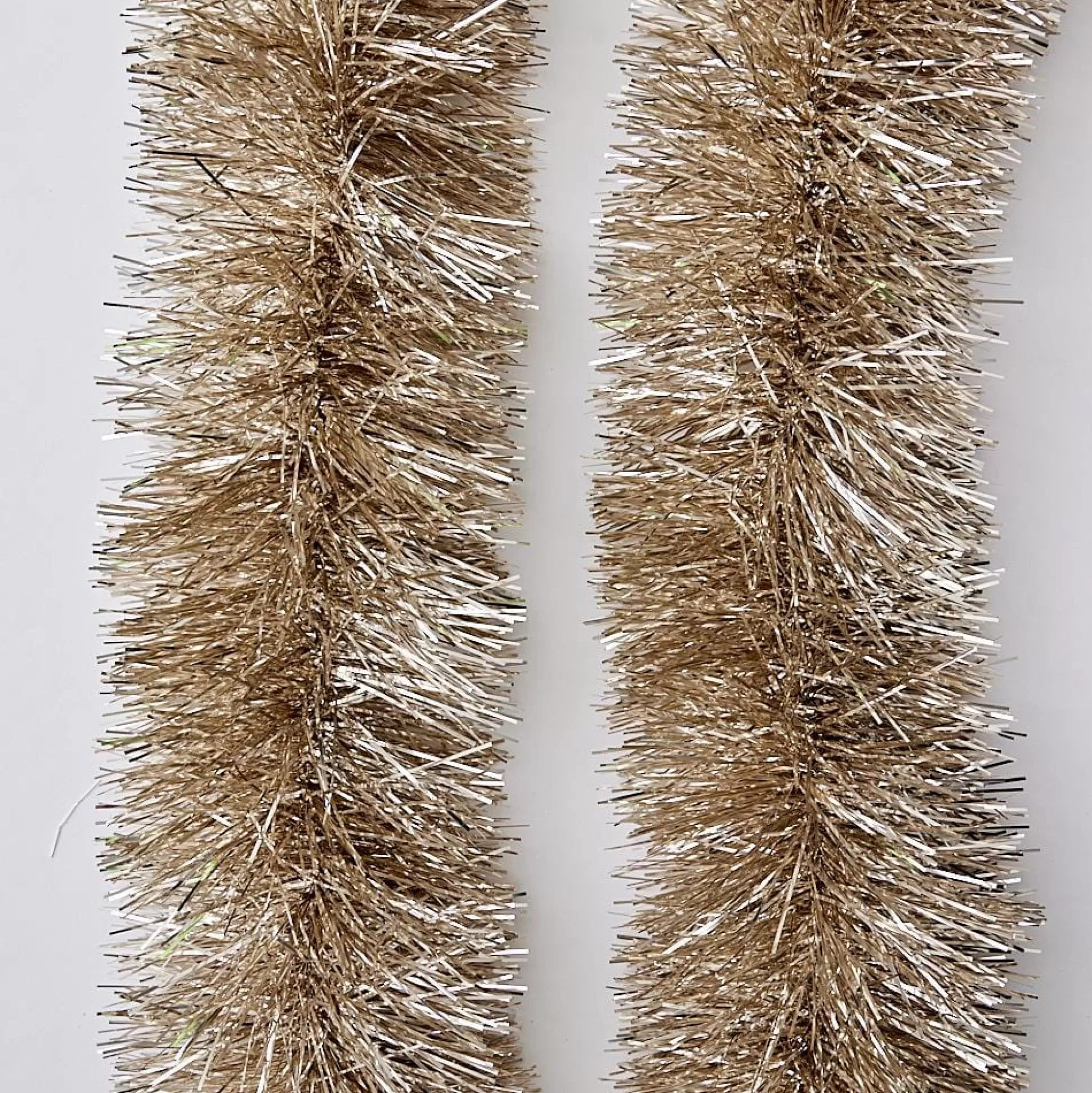 Tinsels>Christmas World Super Chunky Champagne Tinsel (2M)